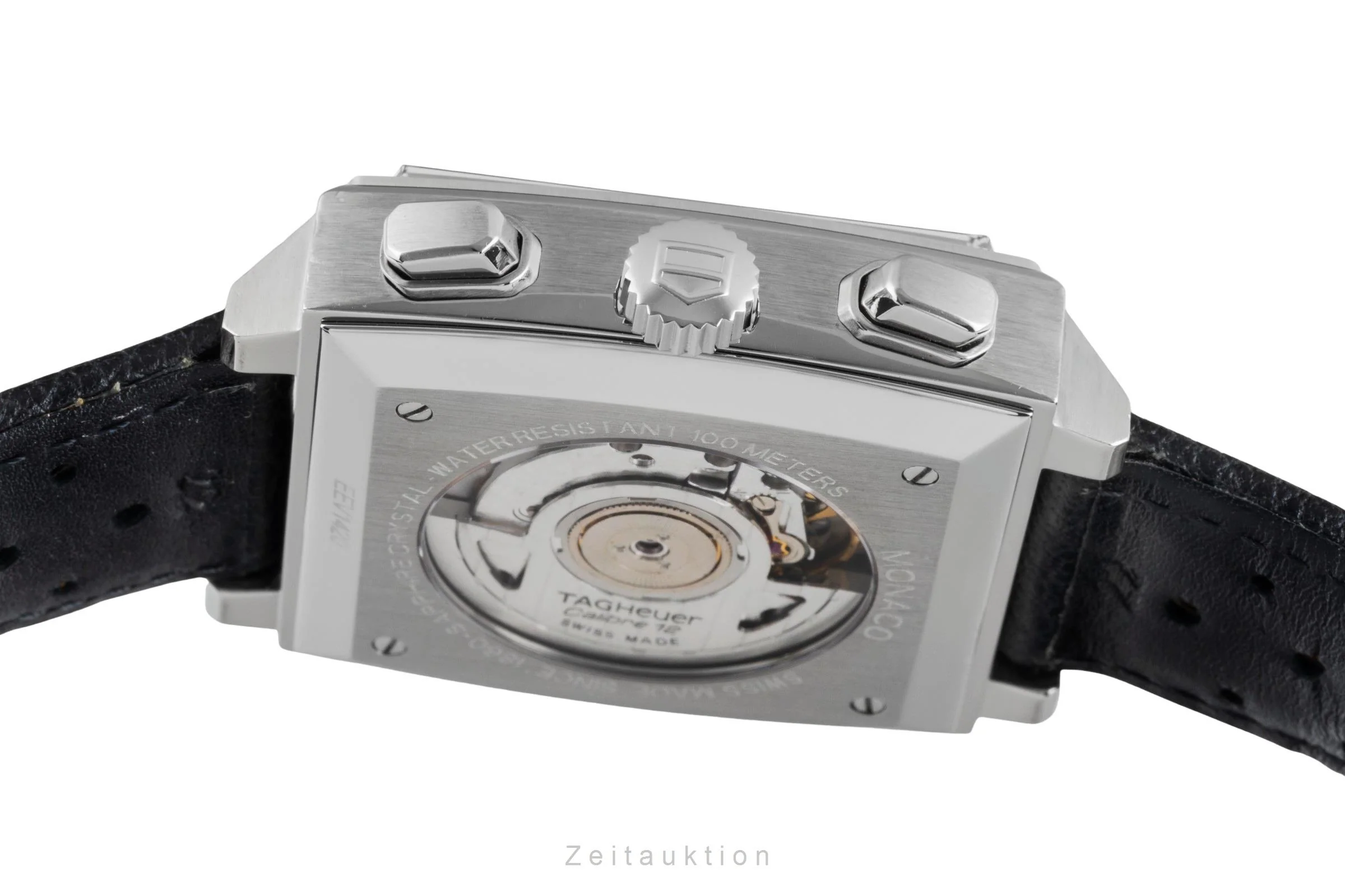 Tag Heuer Monaco chronograph steel automatic men's watch CAW2114  [2505635] - Image 11