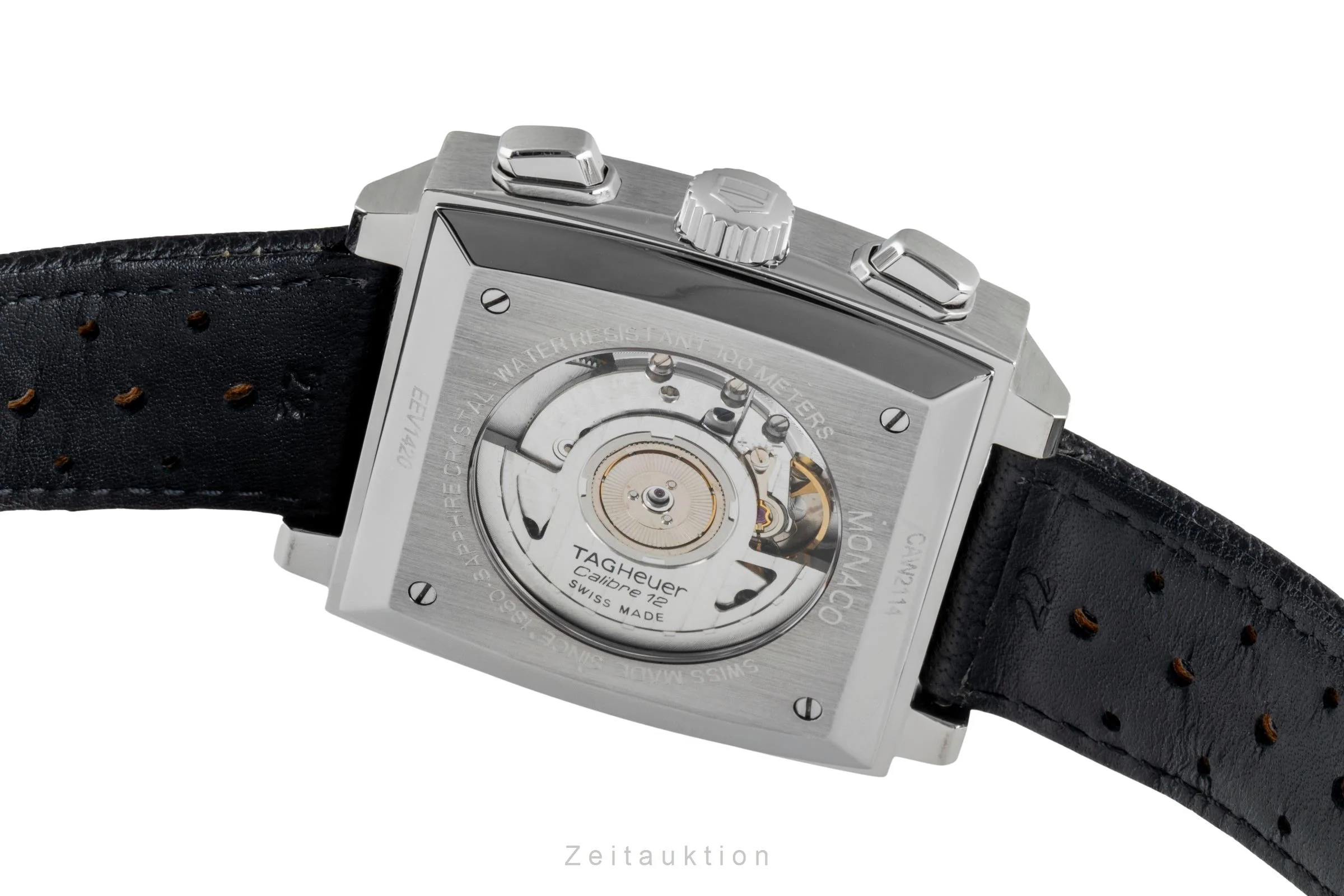 Tag Heuer Monaco chronograph steel automatic men's watch CAW2114  [2505635] - Image 12