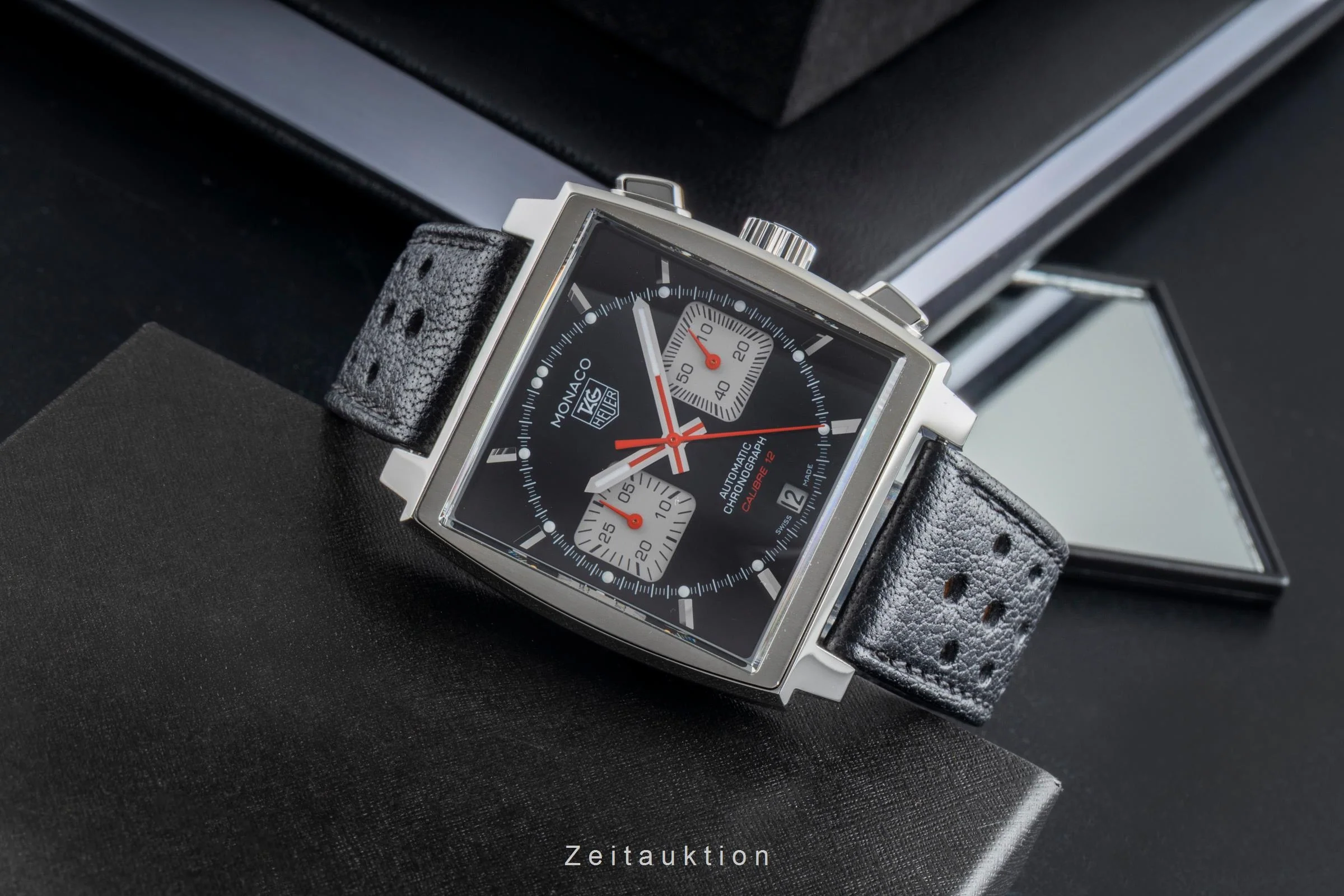 Tag Heuer Monaco chronograph steel automatic men's watch CAW2114  [2505635] - Image 3