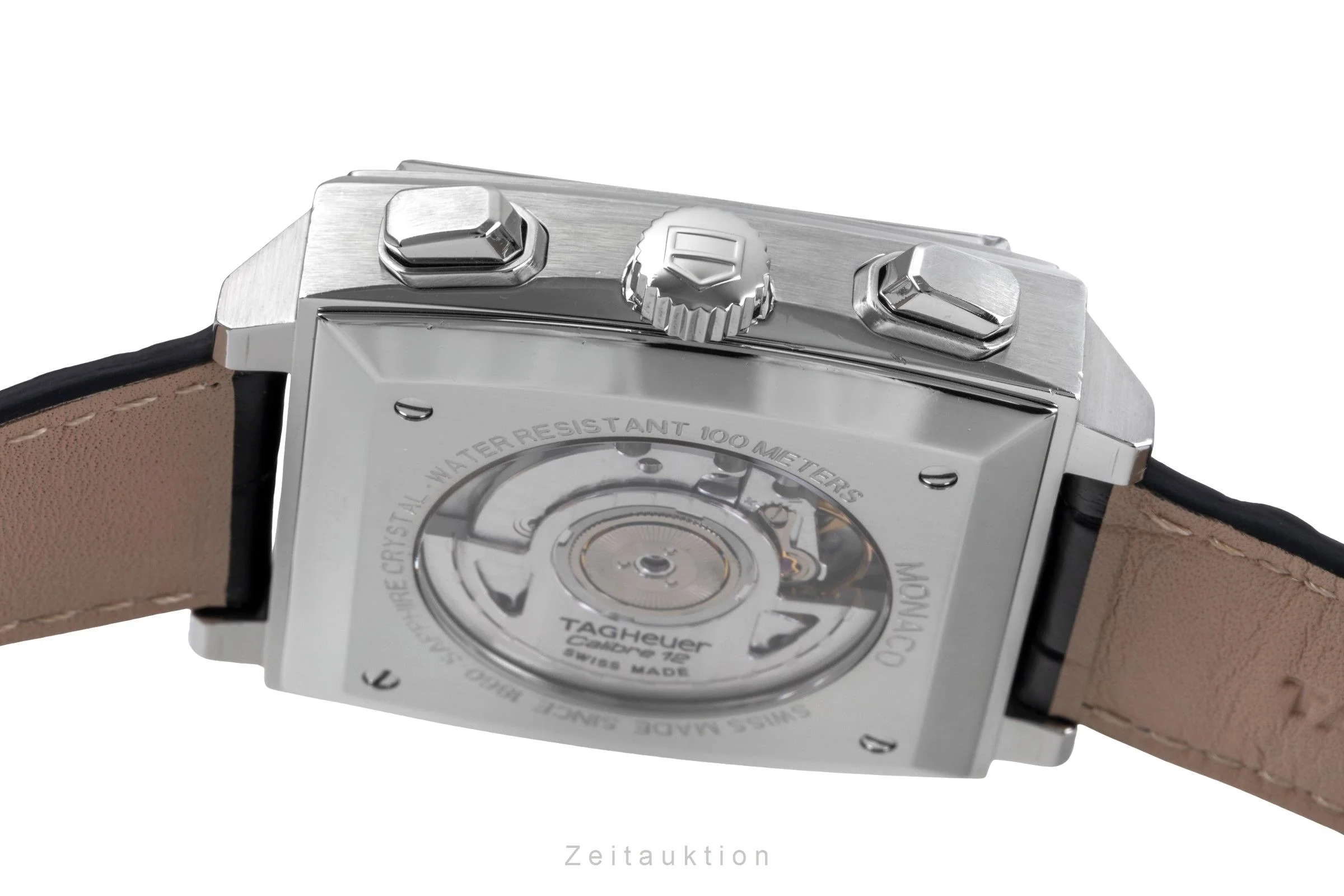 Tag Heuer Monaco chronograph steel automatic men's watch CAW2117  [2505559] - Image 11