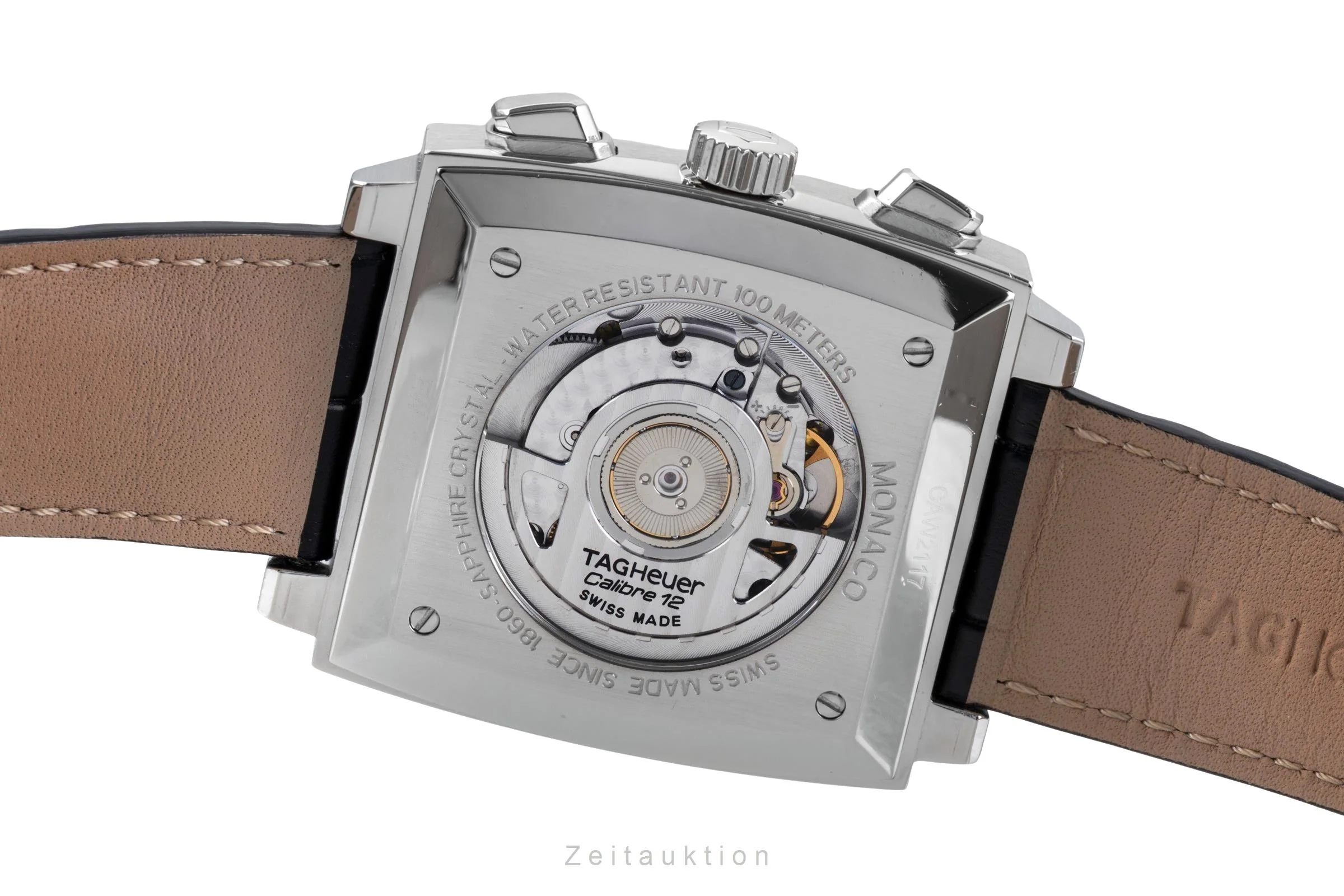 Tag Heuer Monaco chronograph steel automatic men's watch CAW2117  [2505559] - Image 12