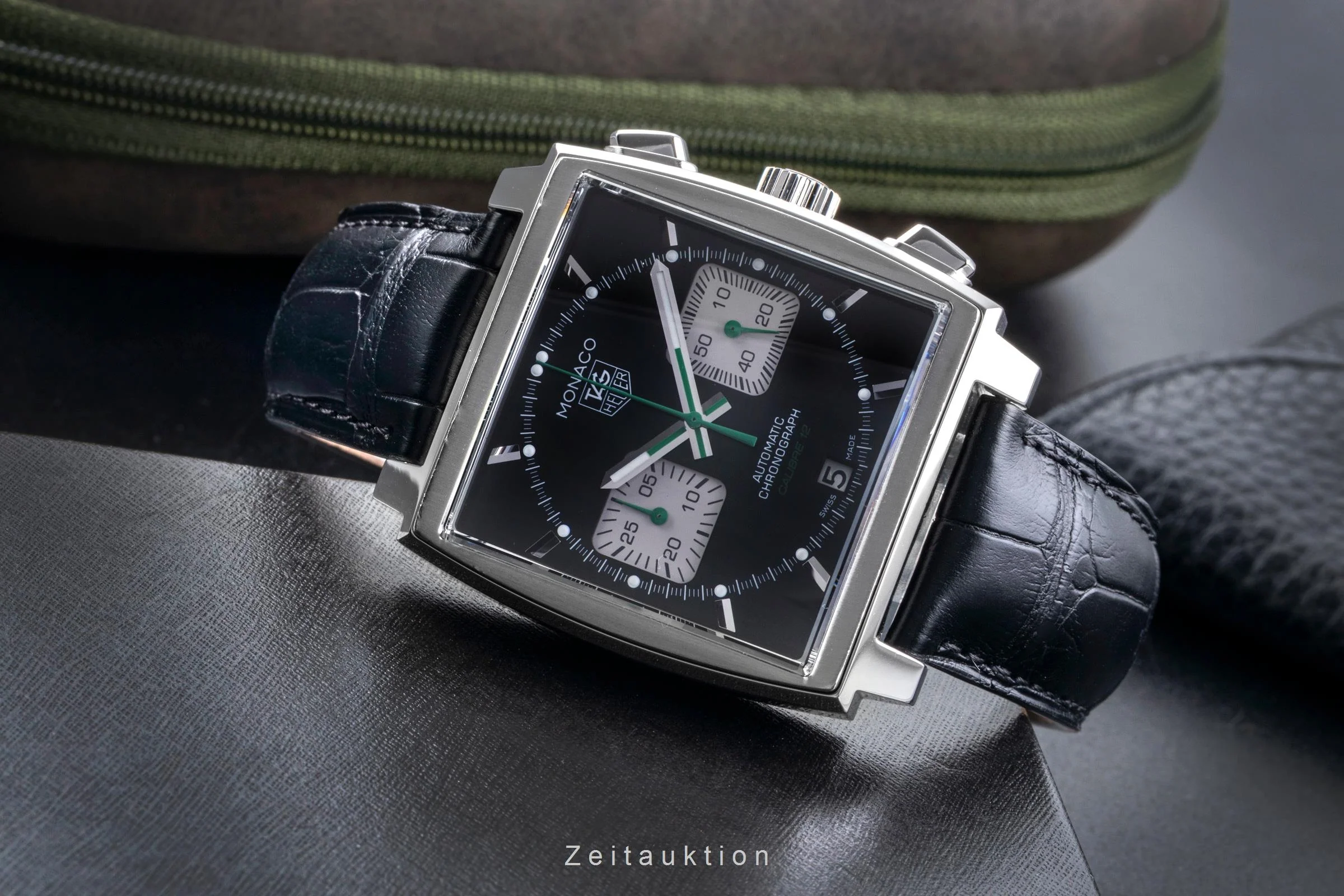 Tag Heuer Monaco chronograph steel automatic men's watch CAW2117  [2505559] - Image 3