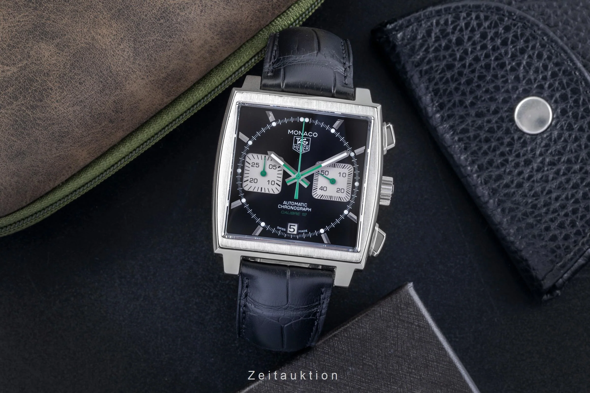 Tag Heuer Monaco chronograph steel automatic men's watch CAW2117  [2505559] - Image 4