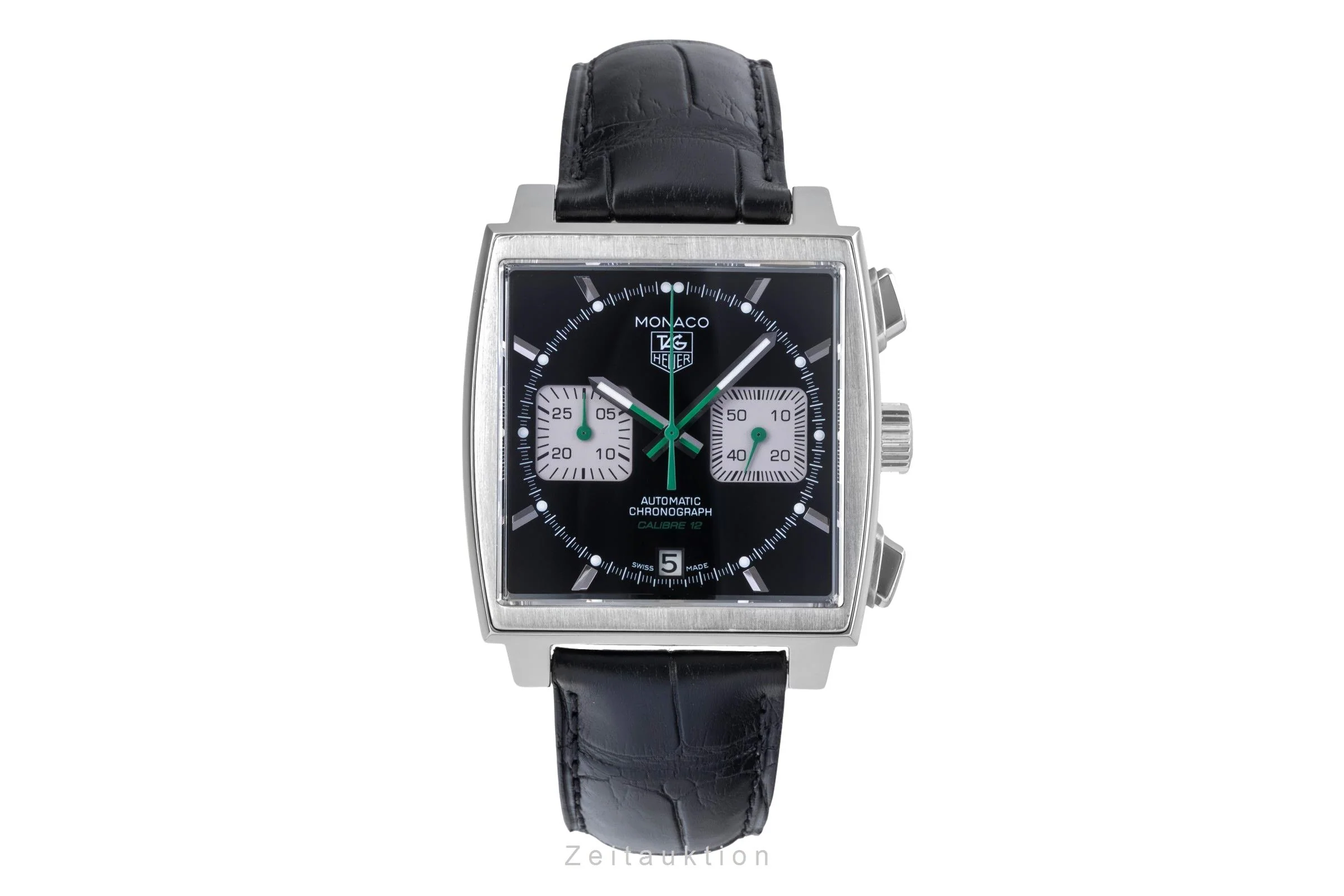 Tag Heuer Monaco chronograph steel automatic men's watch CAW2117  [2505559] - Image 5