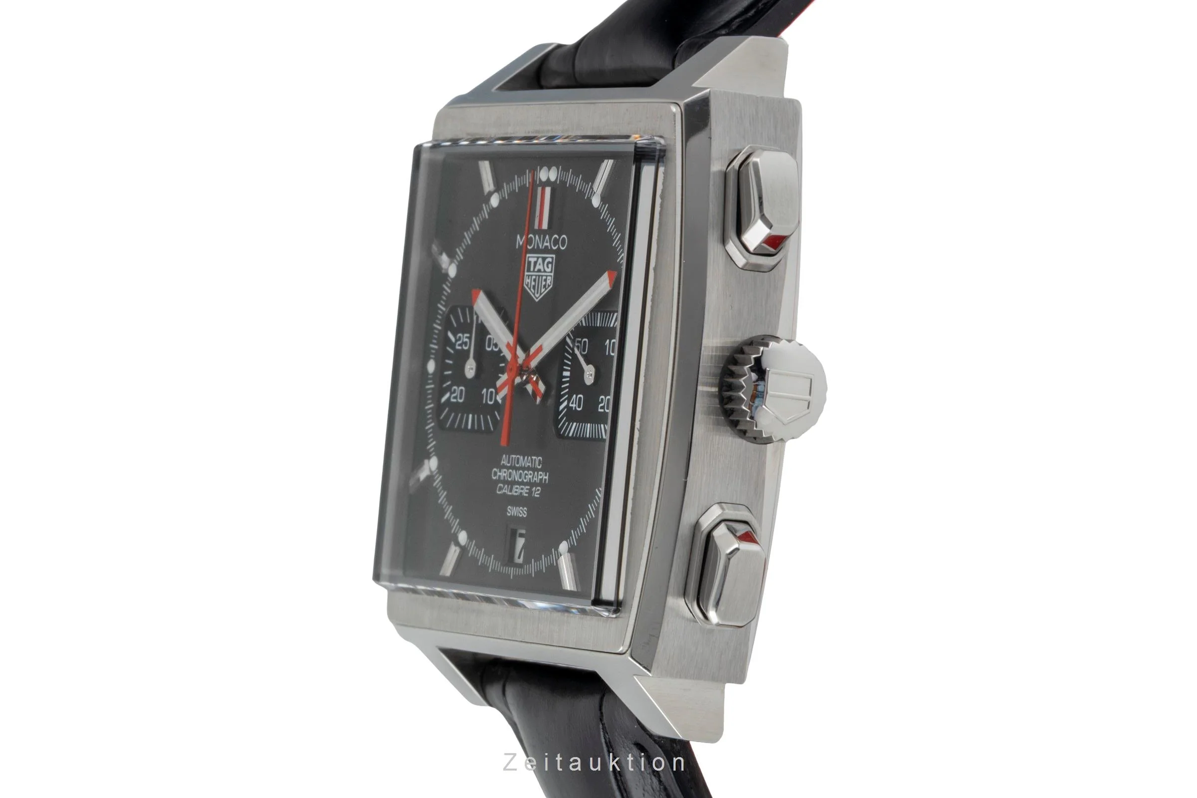 Tag Heuer Monaco chronograph steel automatic men's watch CAW211J.FC6476 LP: 7900EUR Limited  [2600542] - Image 7