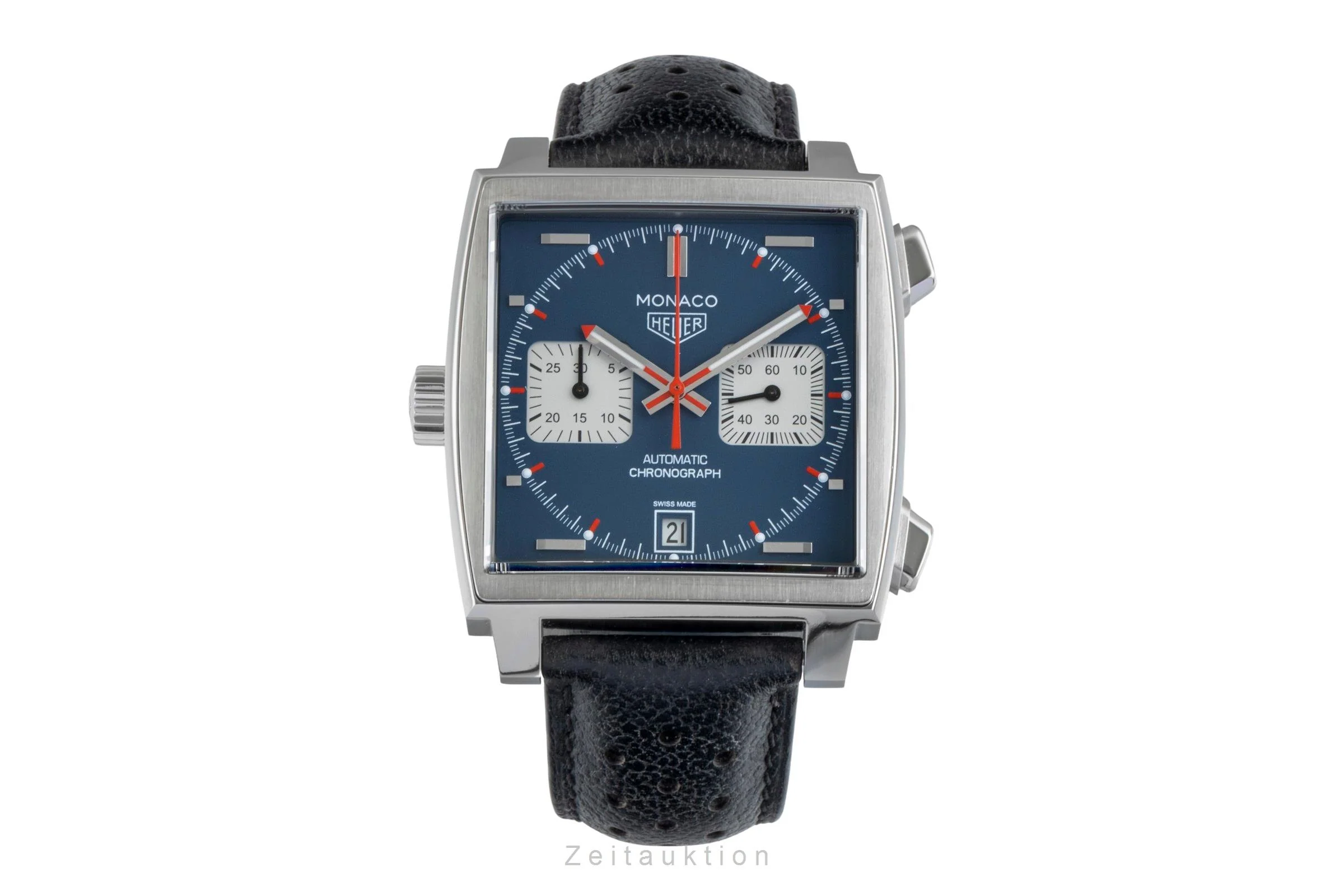 Tag Heuer Monaco chronograph steel automatic men's watch CAW211P.FC6356 LP: 8100EUR  [2506453] - Image 5