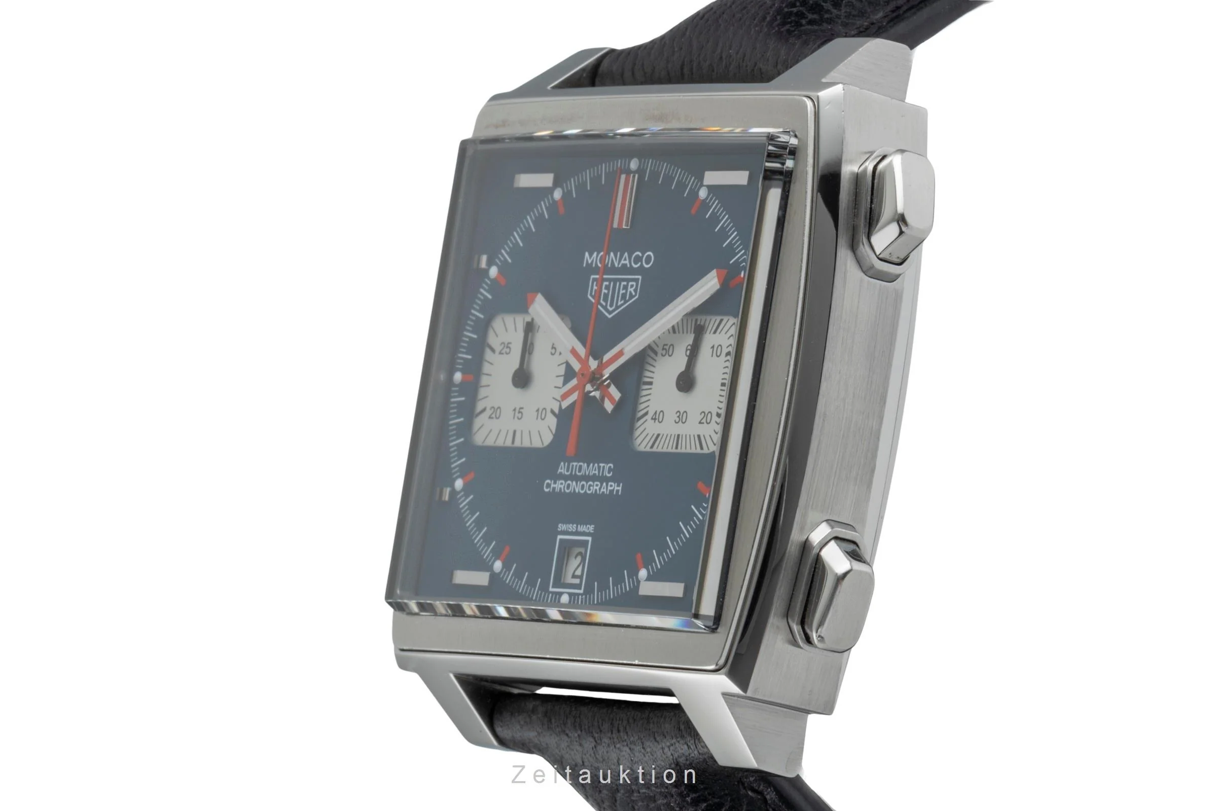 Tag Heuer Monaco chronograph steel automatic men's watch CAW211P.FC6356 LP: 8100EUR  [2506453] - Image 7