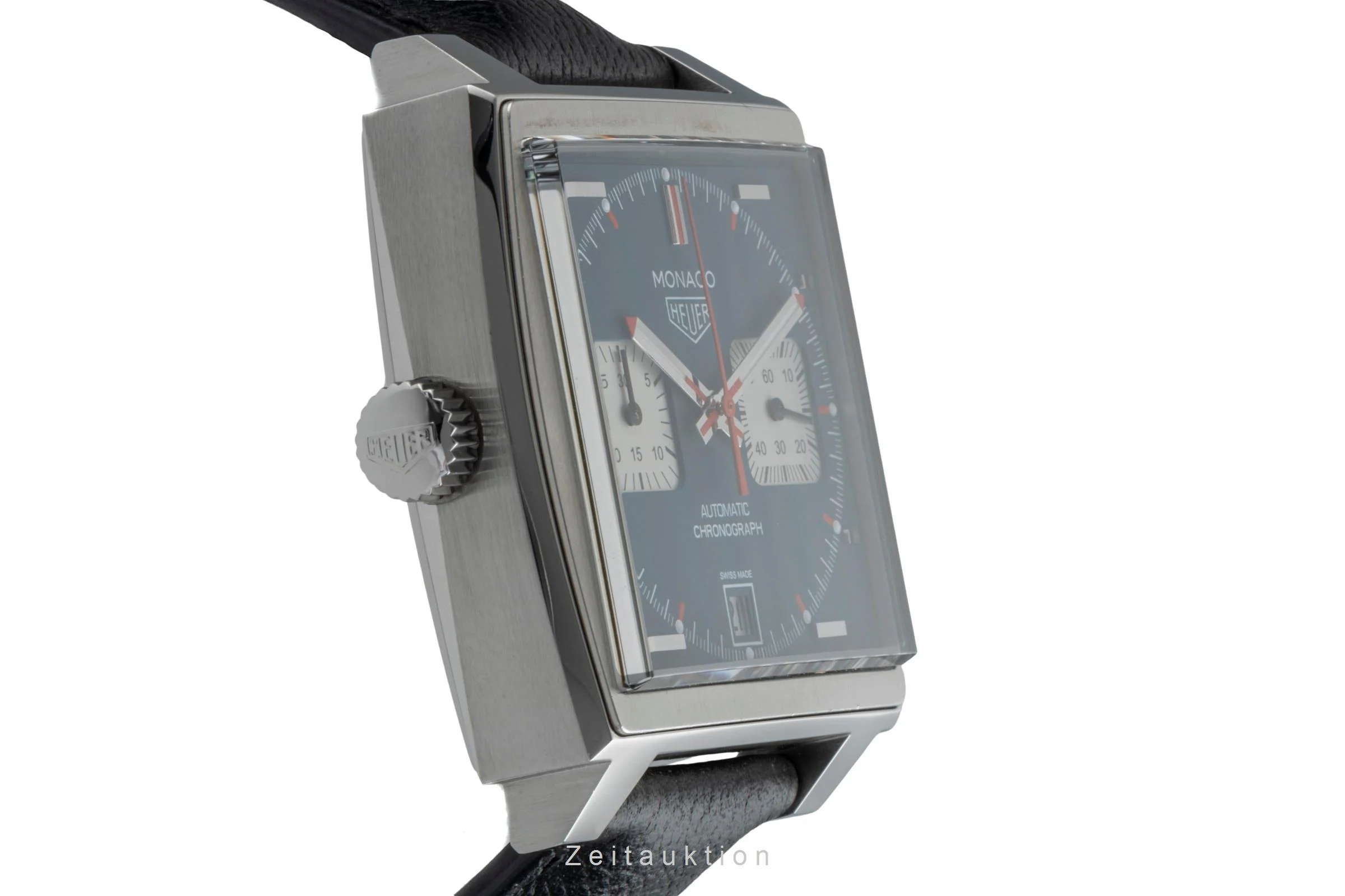 Tag Heuer Monaco chronograph steel automatic men's watch CAW211P.FC6356 LP: 8100EUR  [2506453] - Image 8