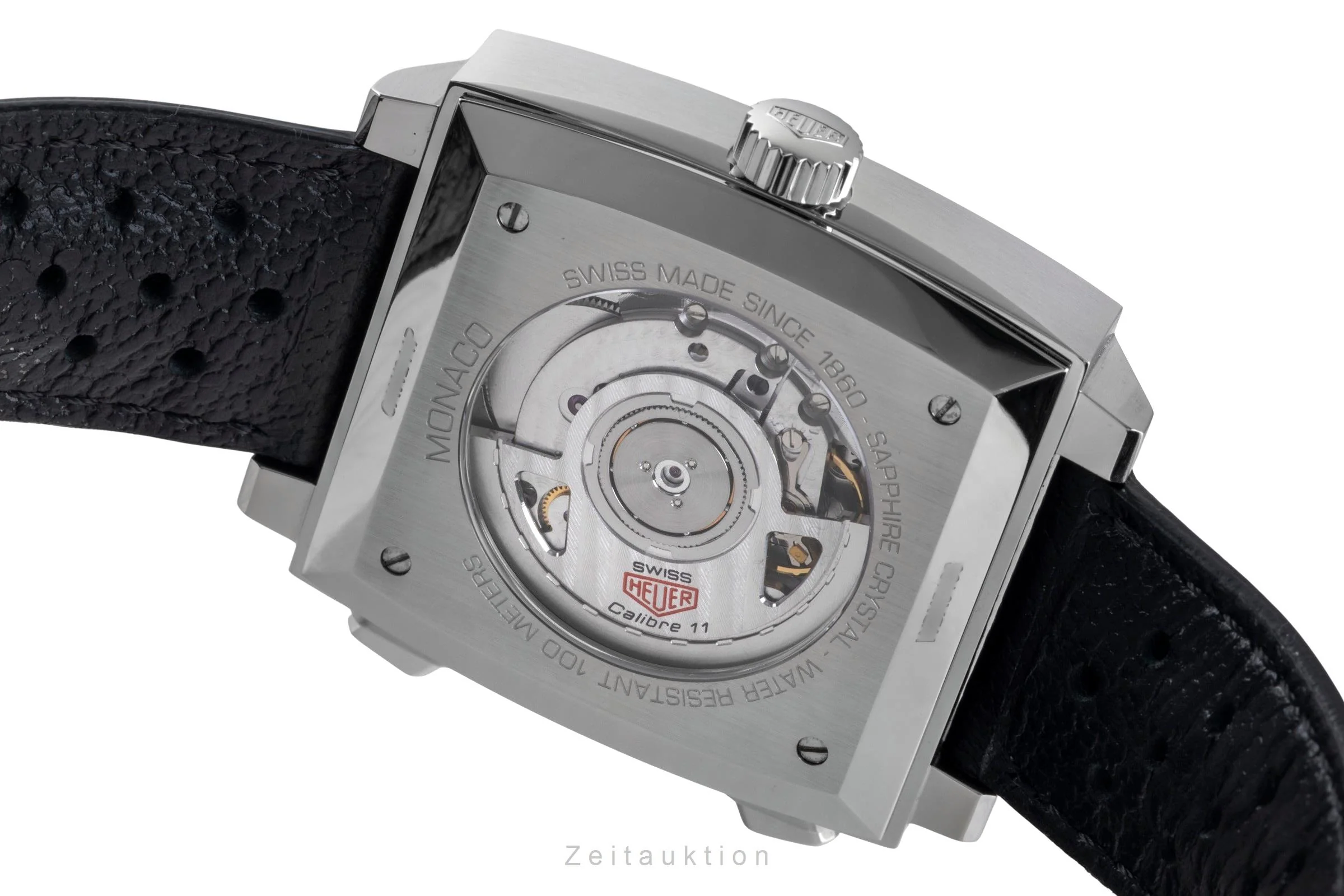 Tag Heuer Monaco chronograph steel automatic men's watch CAW211PF.C6356 LP: 8100EUR  [2507494] - Image 11