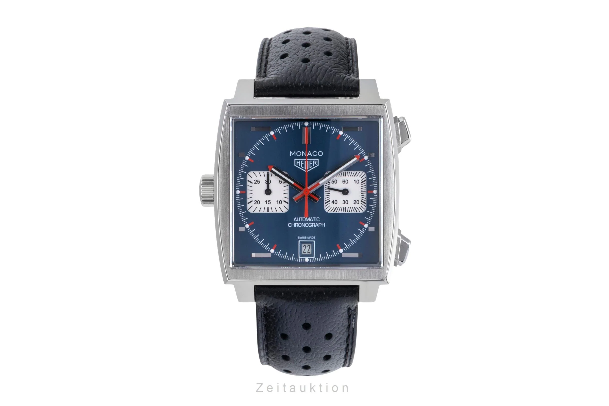 Tag Heuer Monaco chronograph steel automatic men's watch CAW211PF.C6356 LP: 8100EUR  [2507494] - Image 5