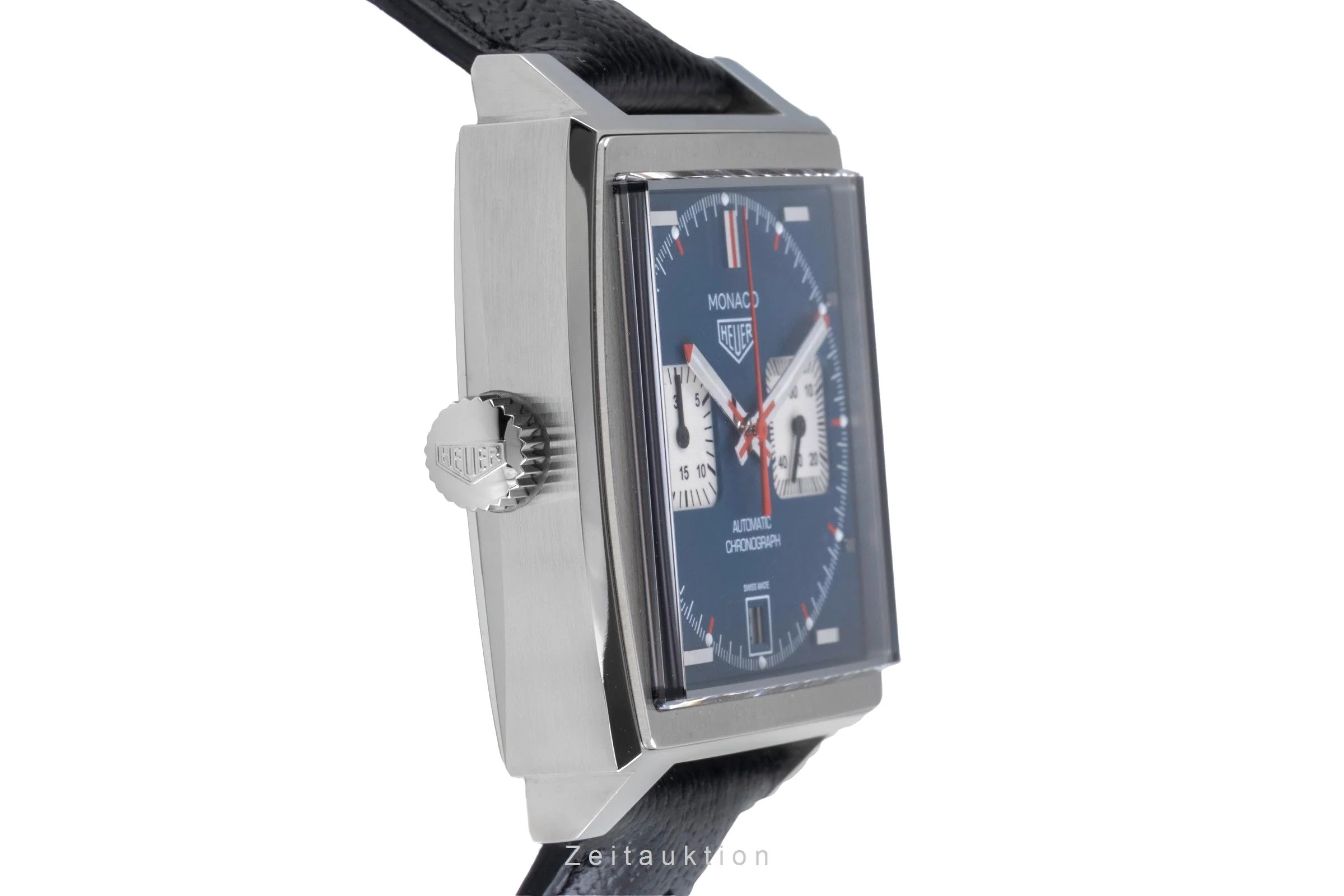 Tag Heuer Monaco chronograph steel automatic men's watch CAW211PF.C6356 LP: 8100EUR  [2507494] - Image 8