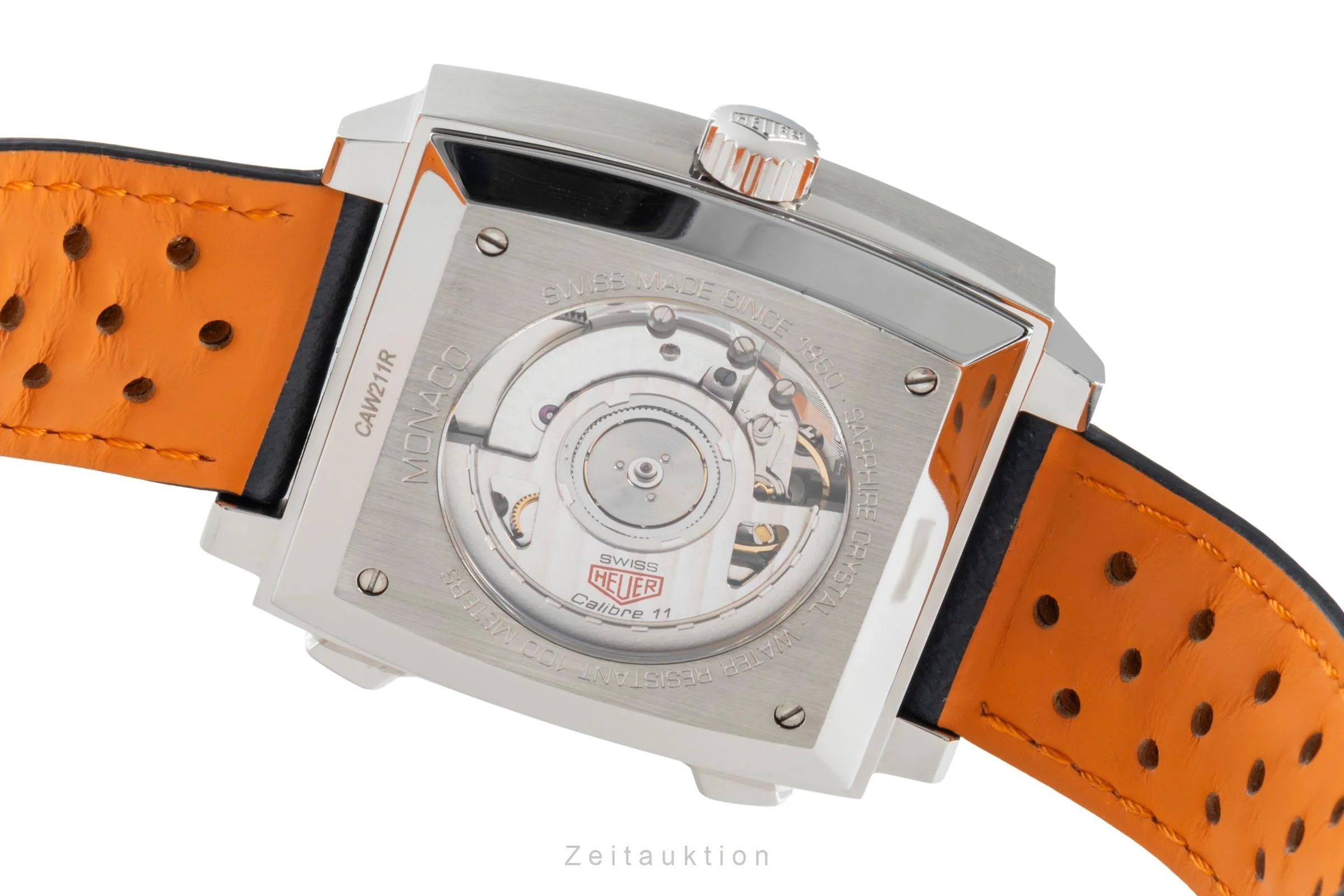 Tag Heuer Monaco chronograph steel automatic men's watch CAW211R LP: 7950EUR  [2505177] - Image 11