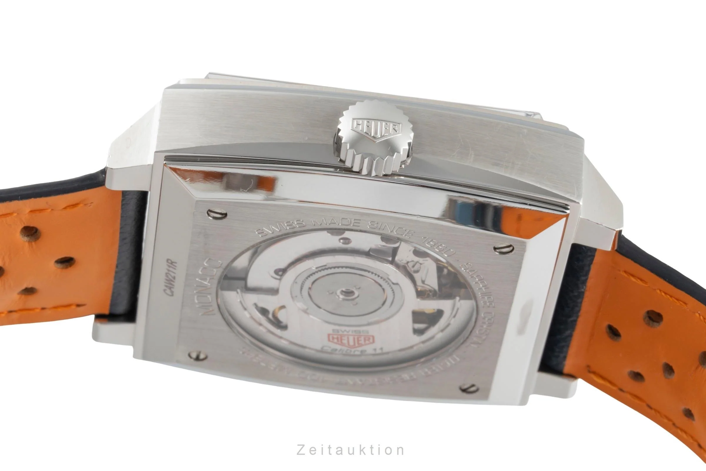Tag Heuer Monaco chronograph steel automatic men's watch CAW211R LP: 7950EUR  [2505177] - Image 12