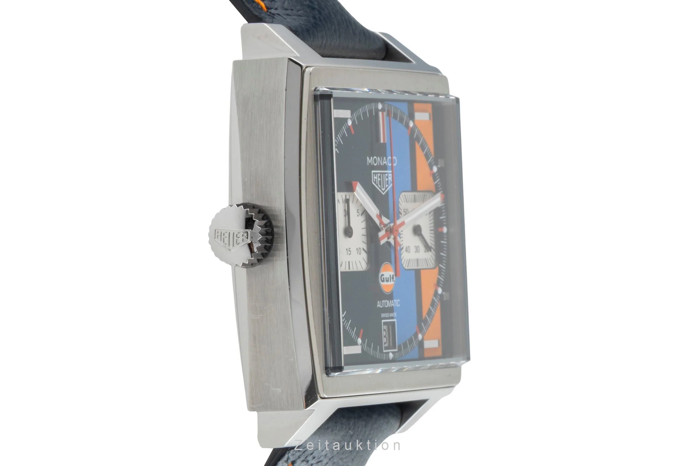Tag Heuer Monaco chronograph steel automatic men's watch CAW211R LP: 7950EUR  [2505177] - Image 8
