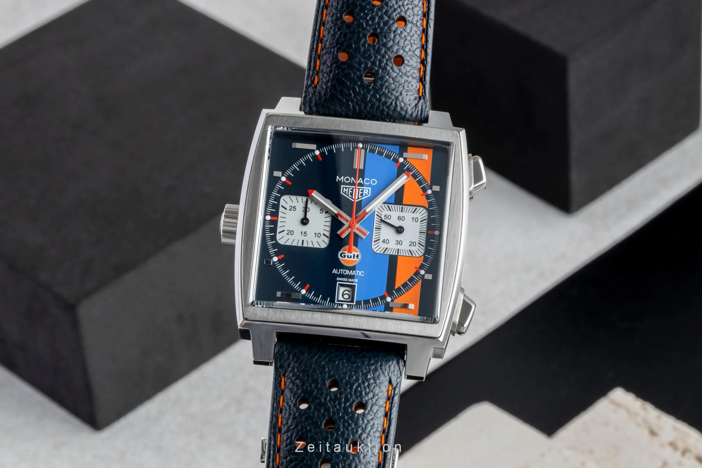 Tag Heuer Monaco chronograph steel automatic men's watch CAW211R.FC6401 LP: 8050EUR  [2600043] - Image 2