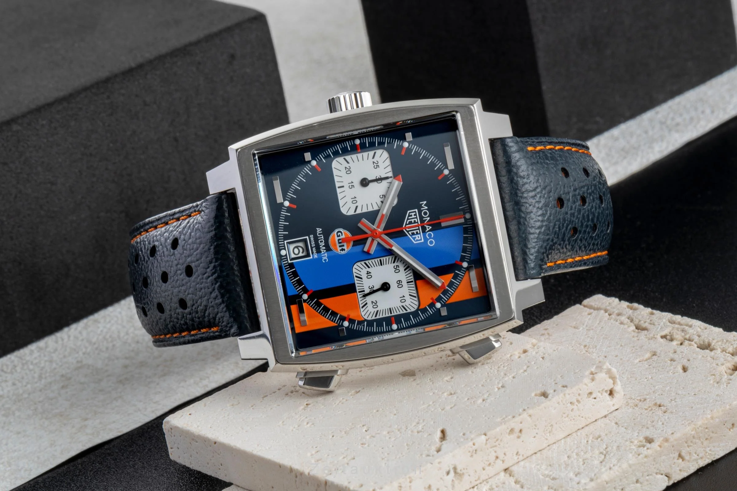 Tag Heuer Monaco chronograph steel automatic men's watch CAW211R.FC6401 LP: 8050EUR  [2600043] - Image 3