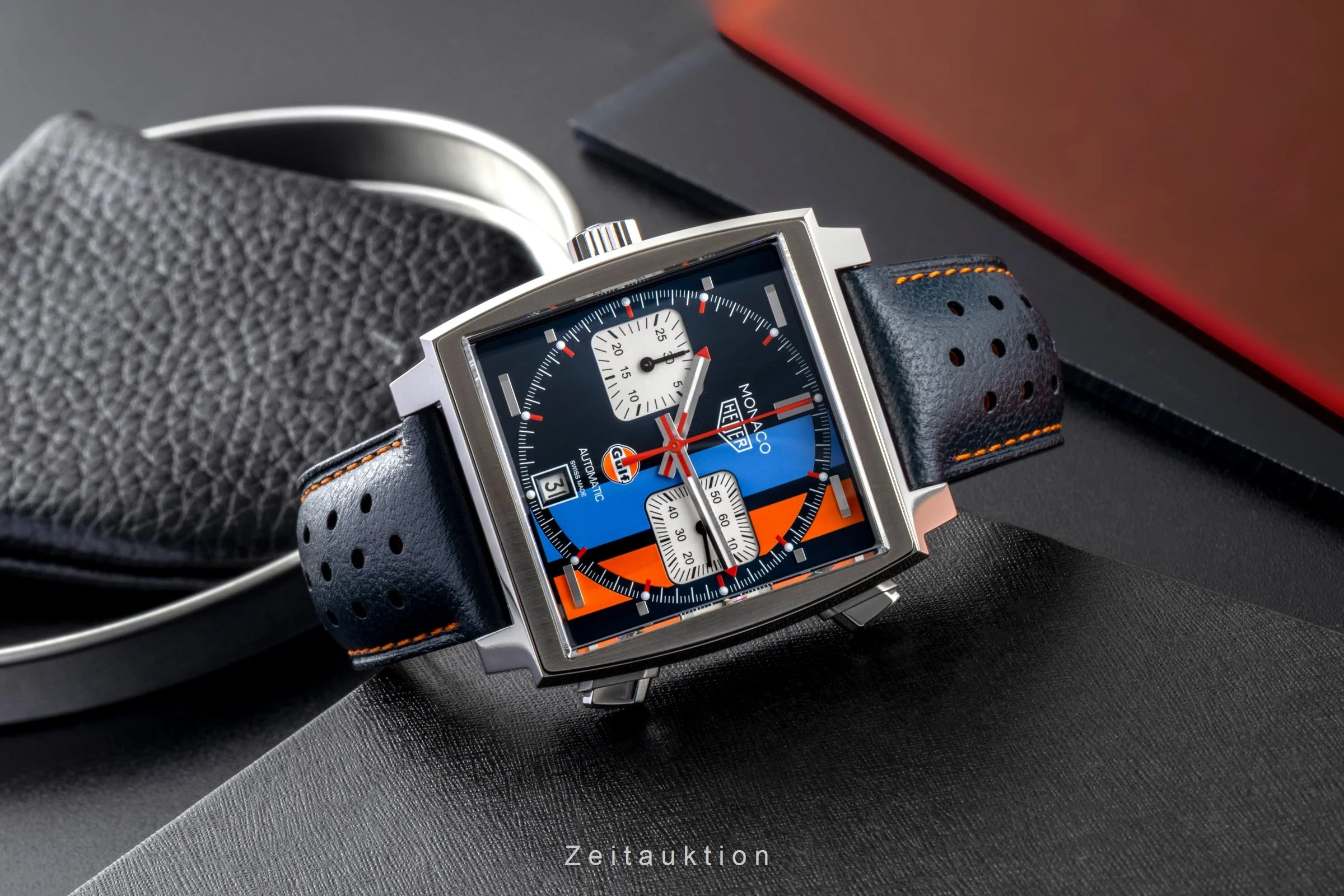 Tag Heuer Monaco chronograph steel automatic men's watch CAW211R.FC6401 LP: 8050EUR  [2601043] - Image 3