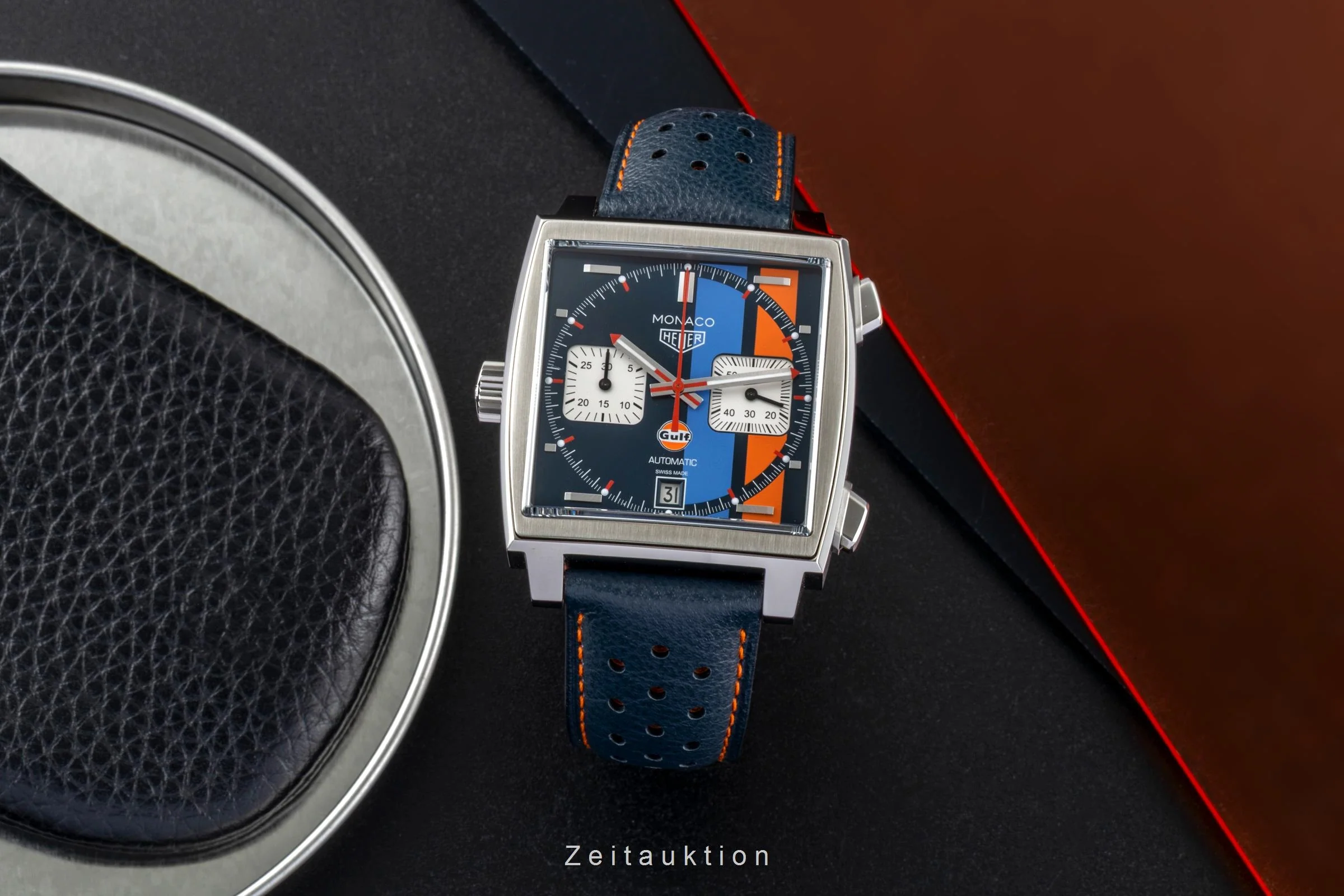 Tag Heuer Monaco chronograph steel automatic men's watch CAW211R.FC6401 LP: 8050EUR  [2601043] - Image 4