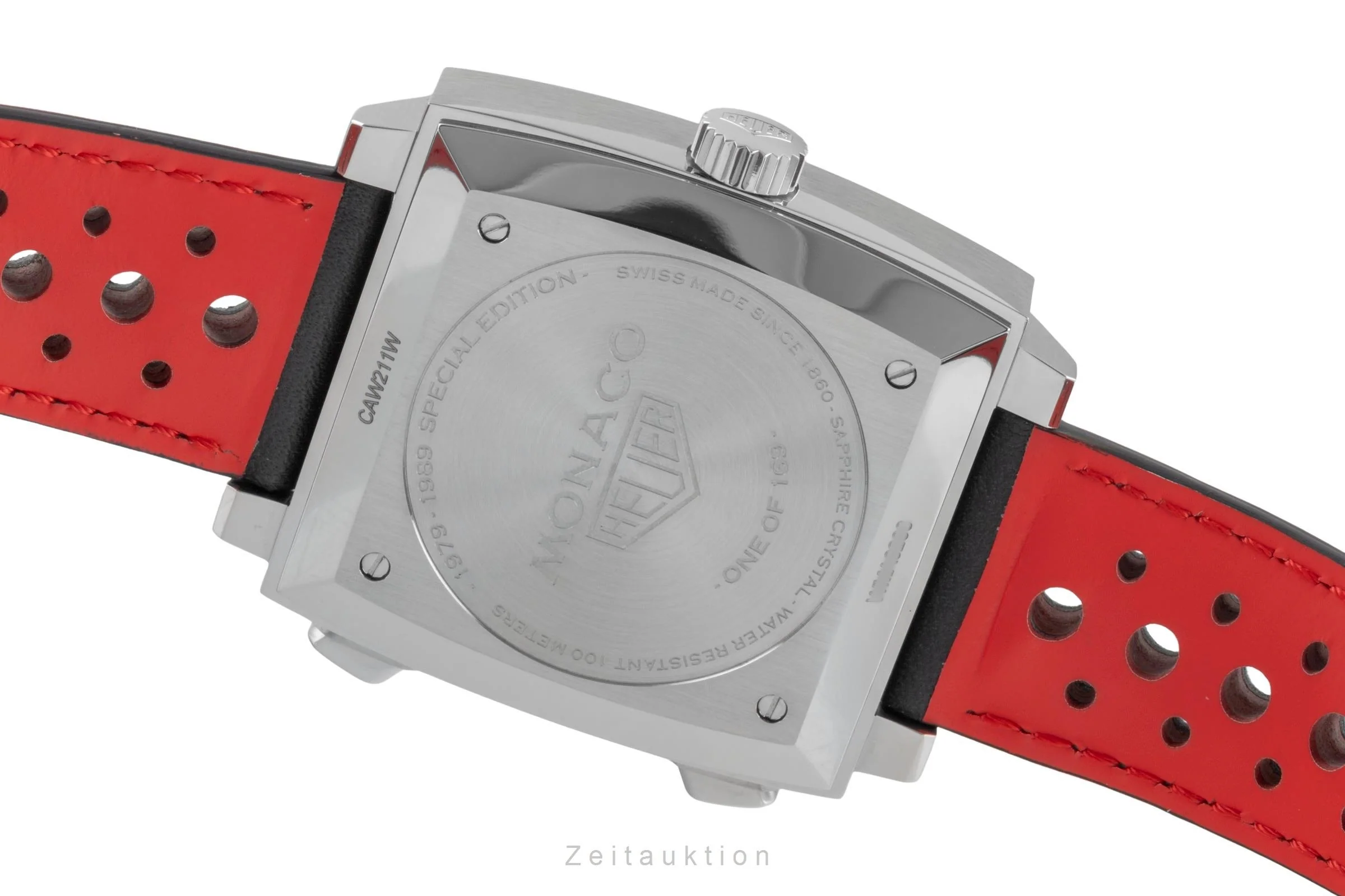 Tag Heuer Monaco chronograph steel automatic men's watch CAW211W.FC6467 Limited  [2506996] - Image 13