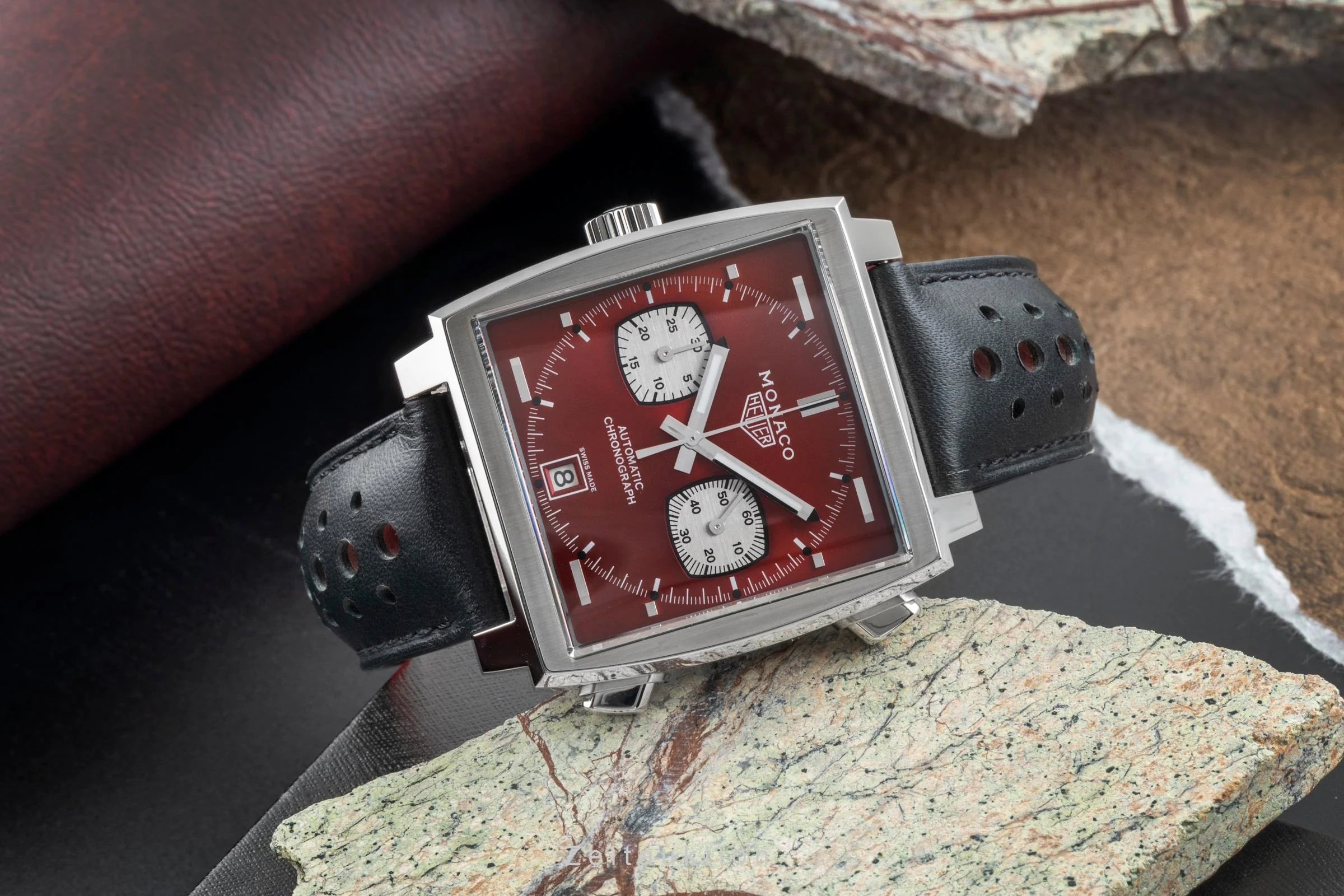 Tag Heuer Monaco chronograph steel automatic men's watch CAW211W.FC6467 Limited  [2506996] - Image 3