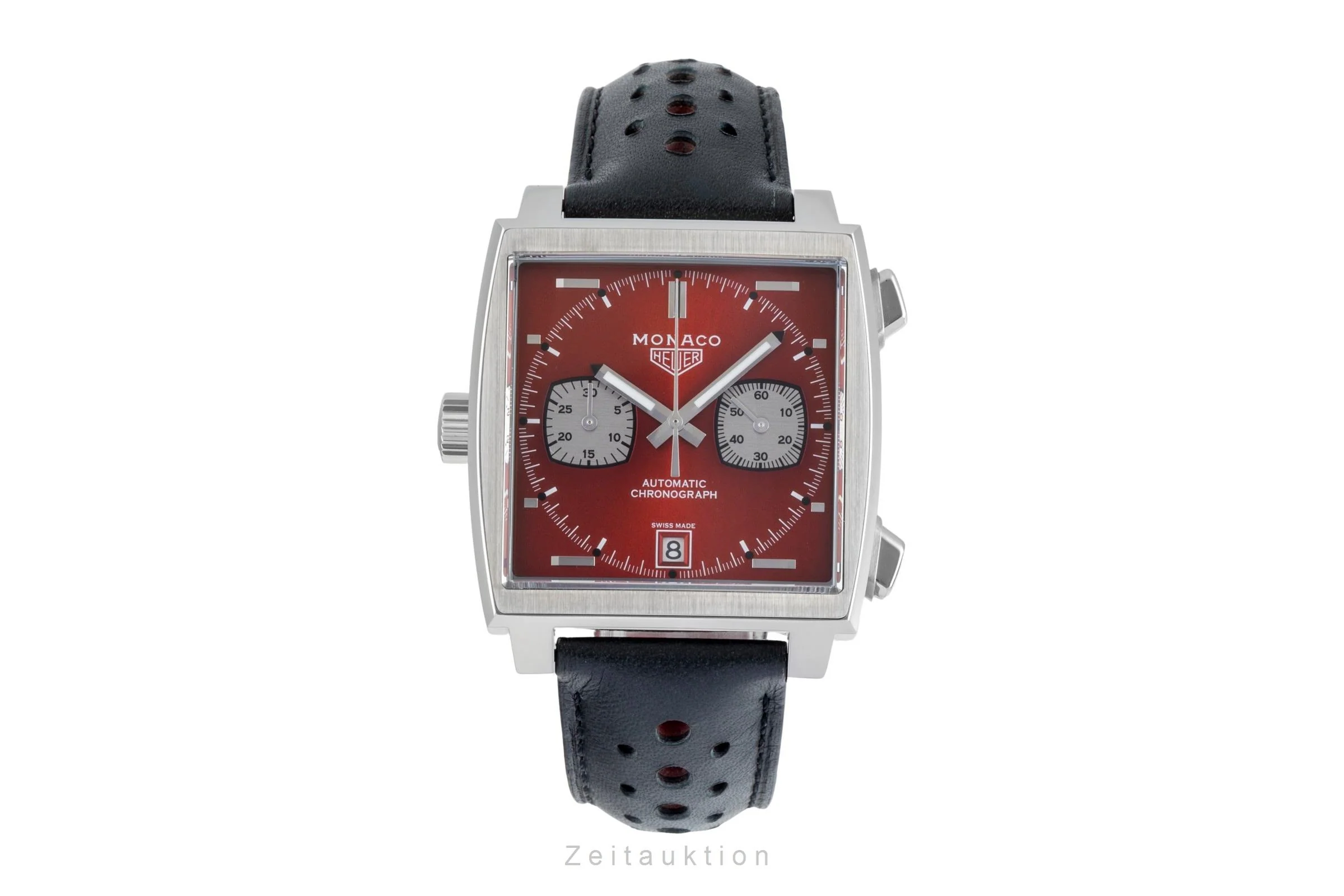 Tag Heuer Monaco chronograph steel automatic men's watch CAW211W.FC6467 Limited  [2506996] - Image 5