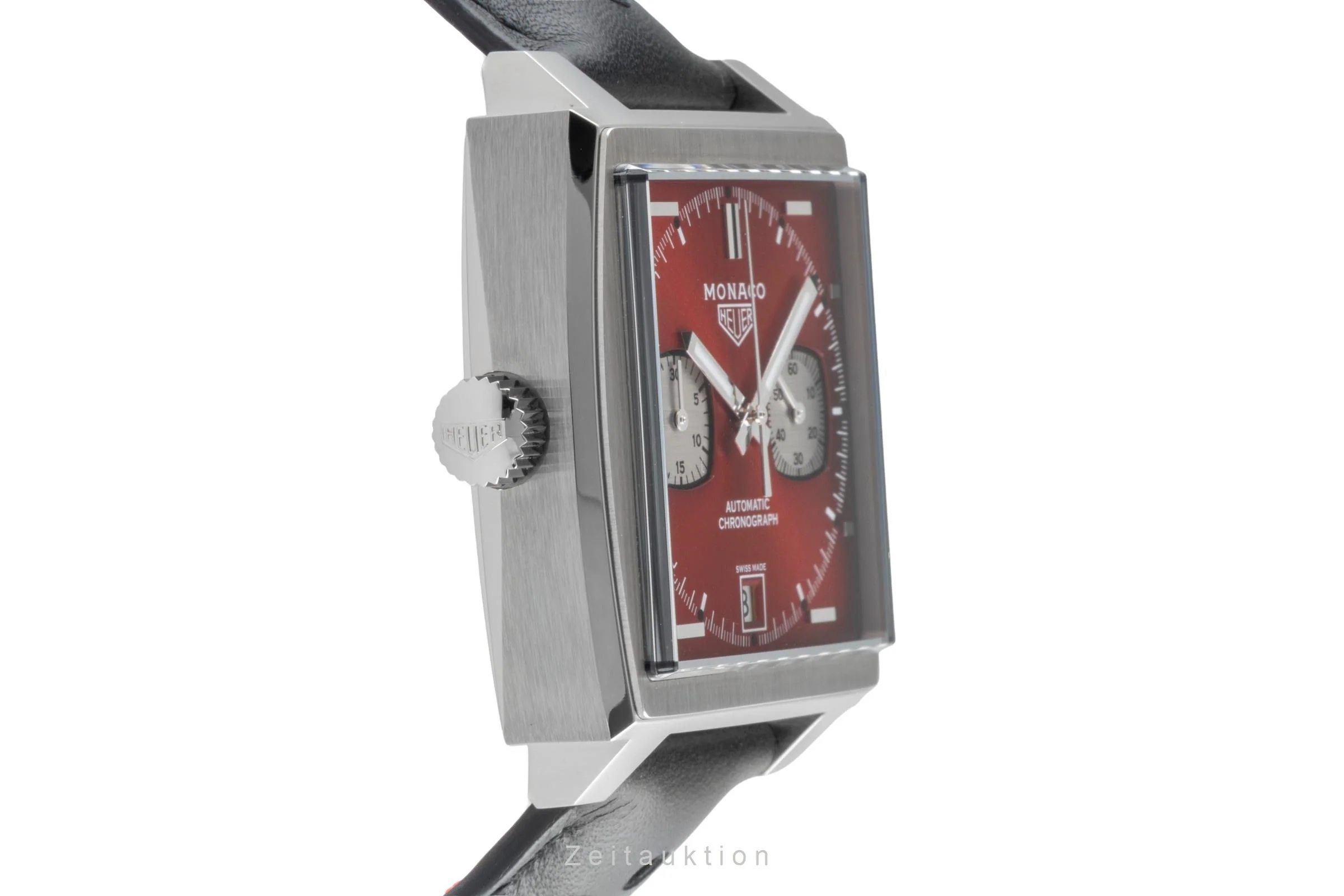 Tag Heuer Monaco chronograph steel automatic men's watch CAW211W.FC6467 Limited  [2506996] - Image 8