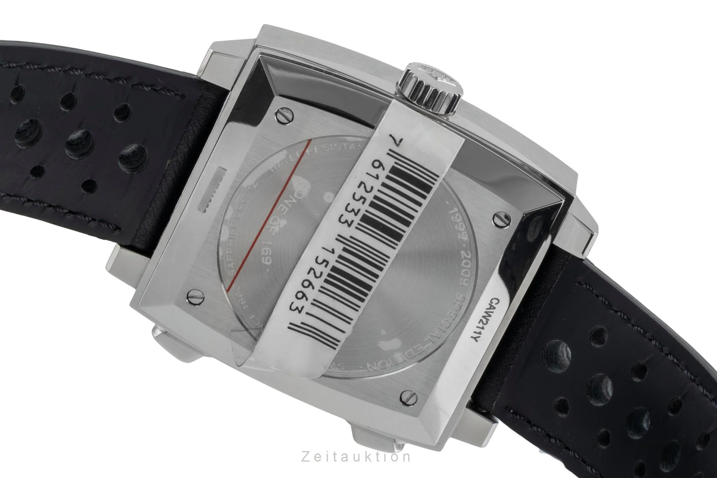 Tag Heuer Monaco chronograph steel automatic men's watch CAW211Y.FC6469 Limited  [2506993] - Image 11
