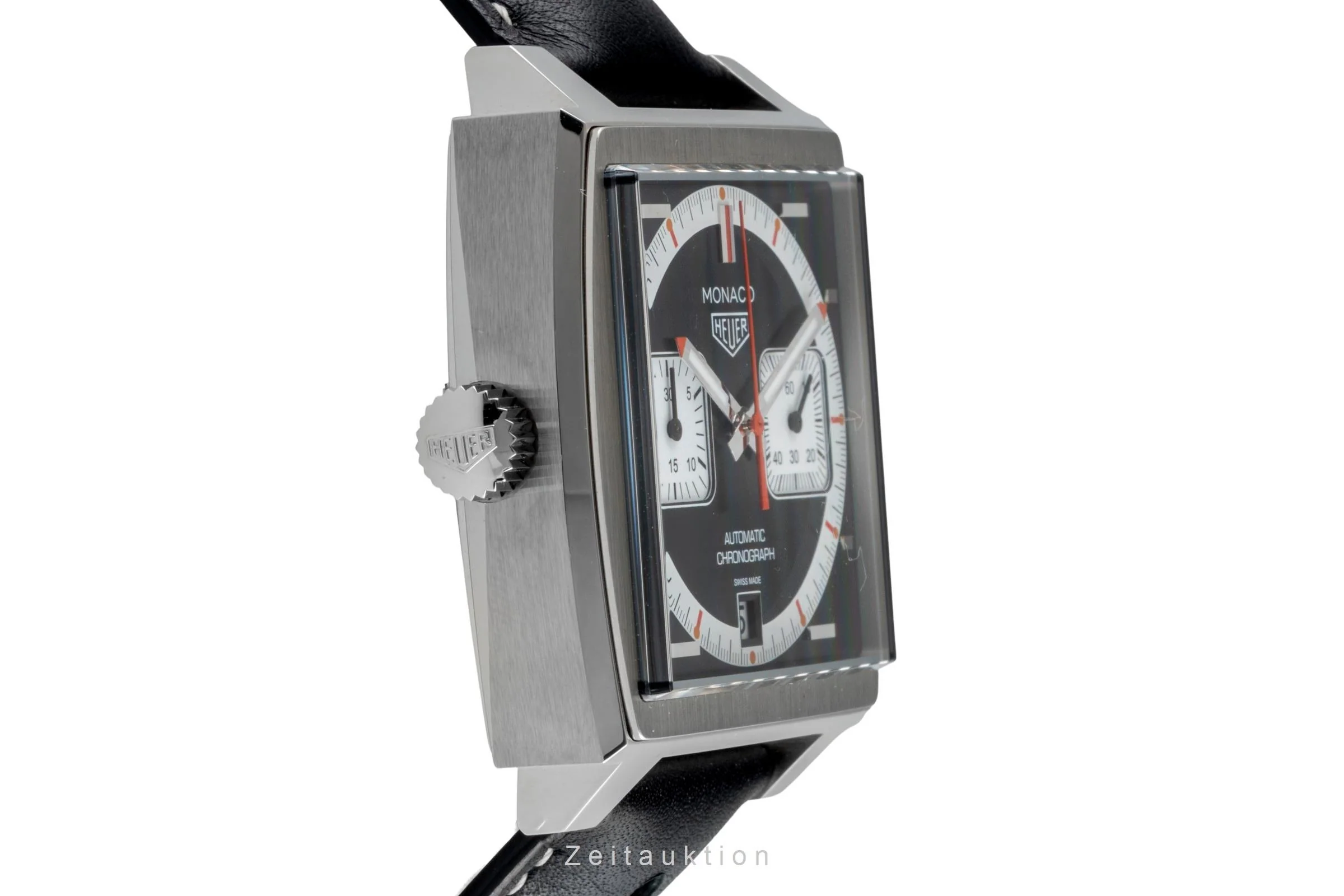 Tag Heuer Monaco chronograph steel automatic men's watch CAW211Y.FC6469 Limited  [2506993] - Image 8