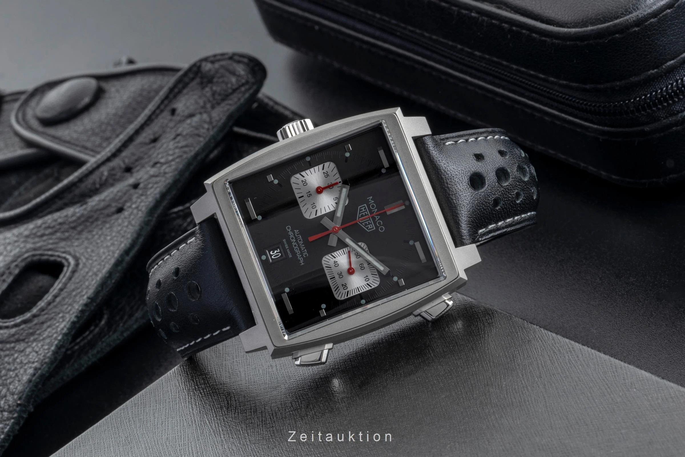 Tag Heuer Monaco chronograph steel automatic men's watch CAW211Z.FC6470 Limited  [2506995] - Image 3