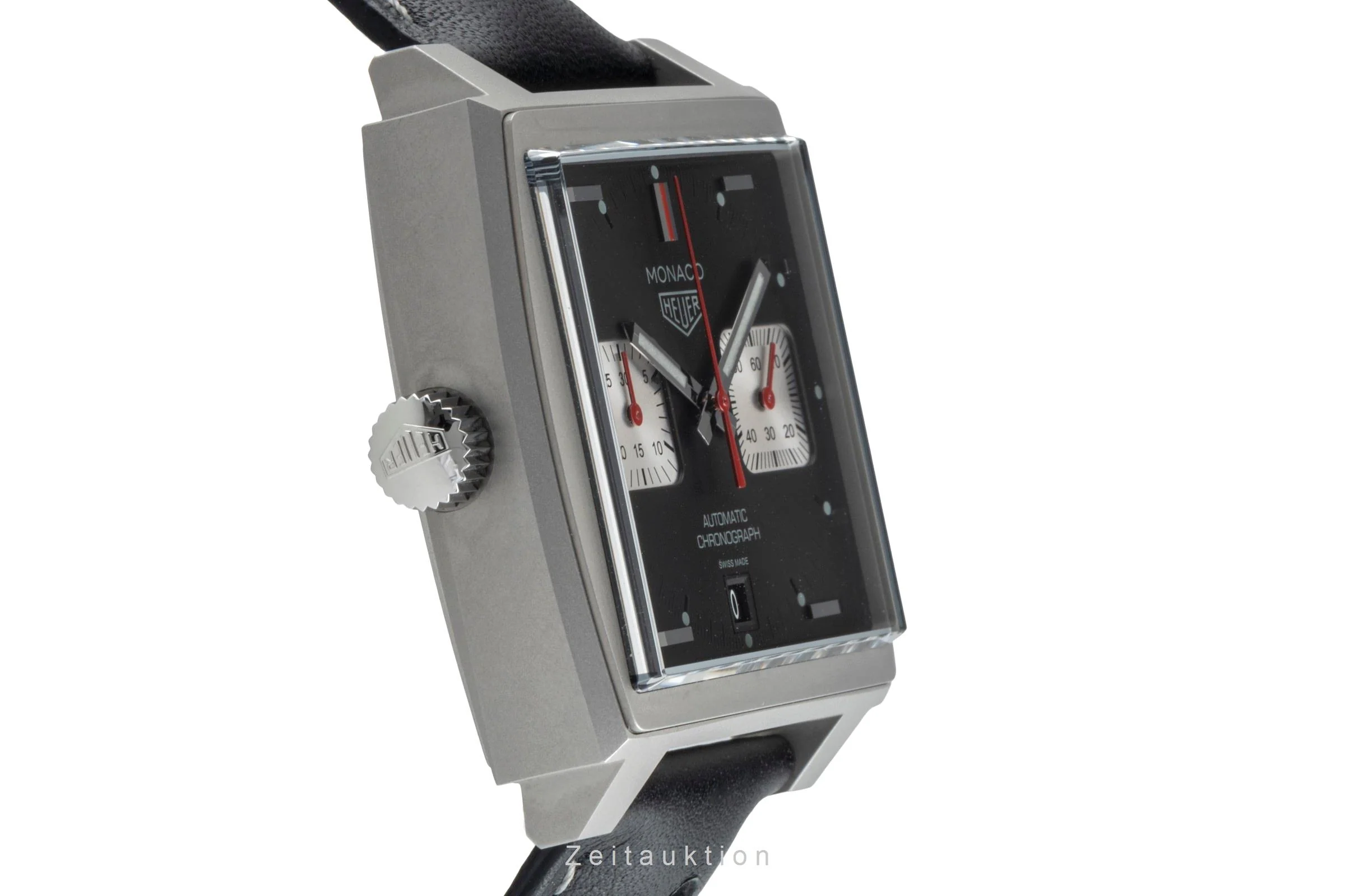 Tag Heuer Monaco chronograph steel automatic men's watch CAW211Z.FC6470 Limited  [2506995] - Image 8