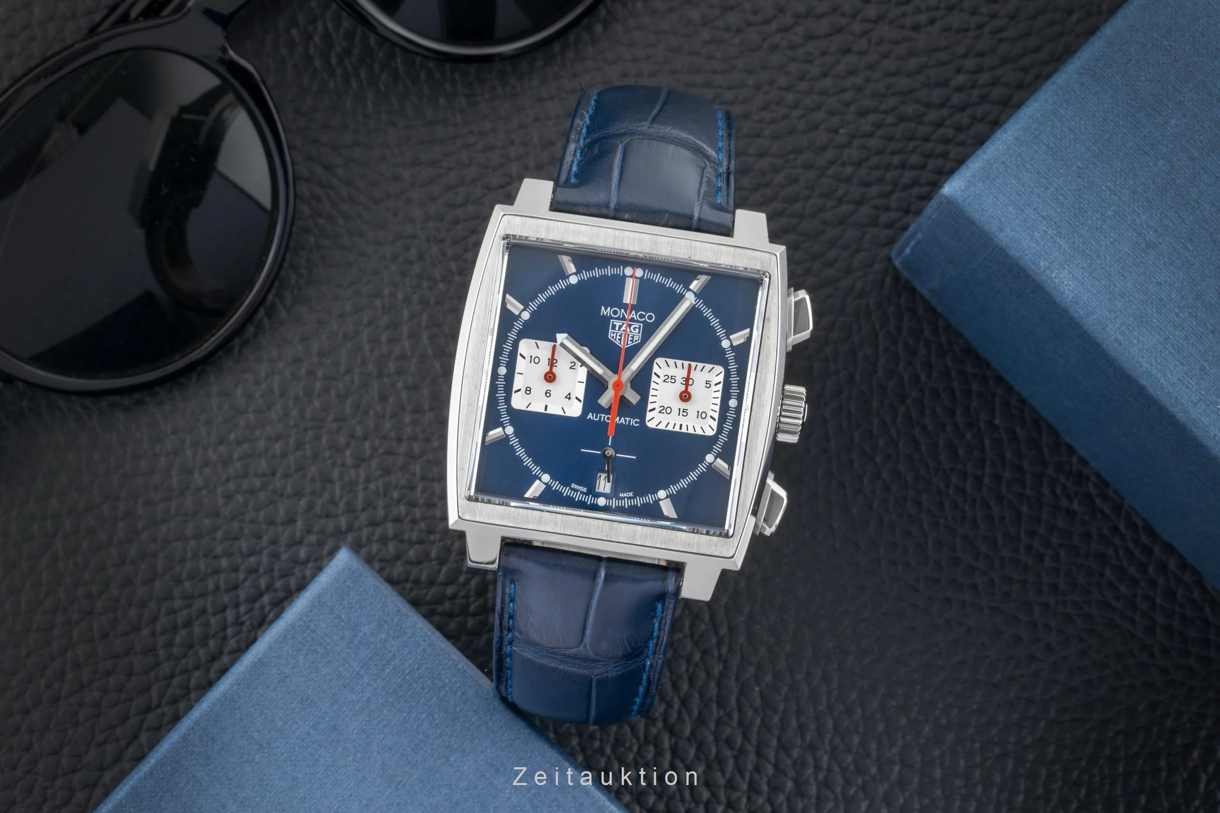 Tag Heuer Monaco chronograph steel automatic men's watch CBL2111.FC6453 LP: 8250EUR  [2601201] - Image 4