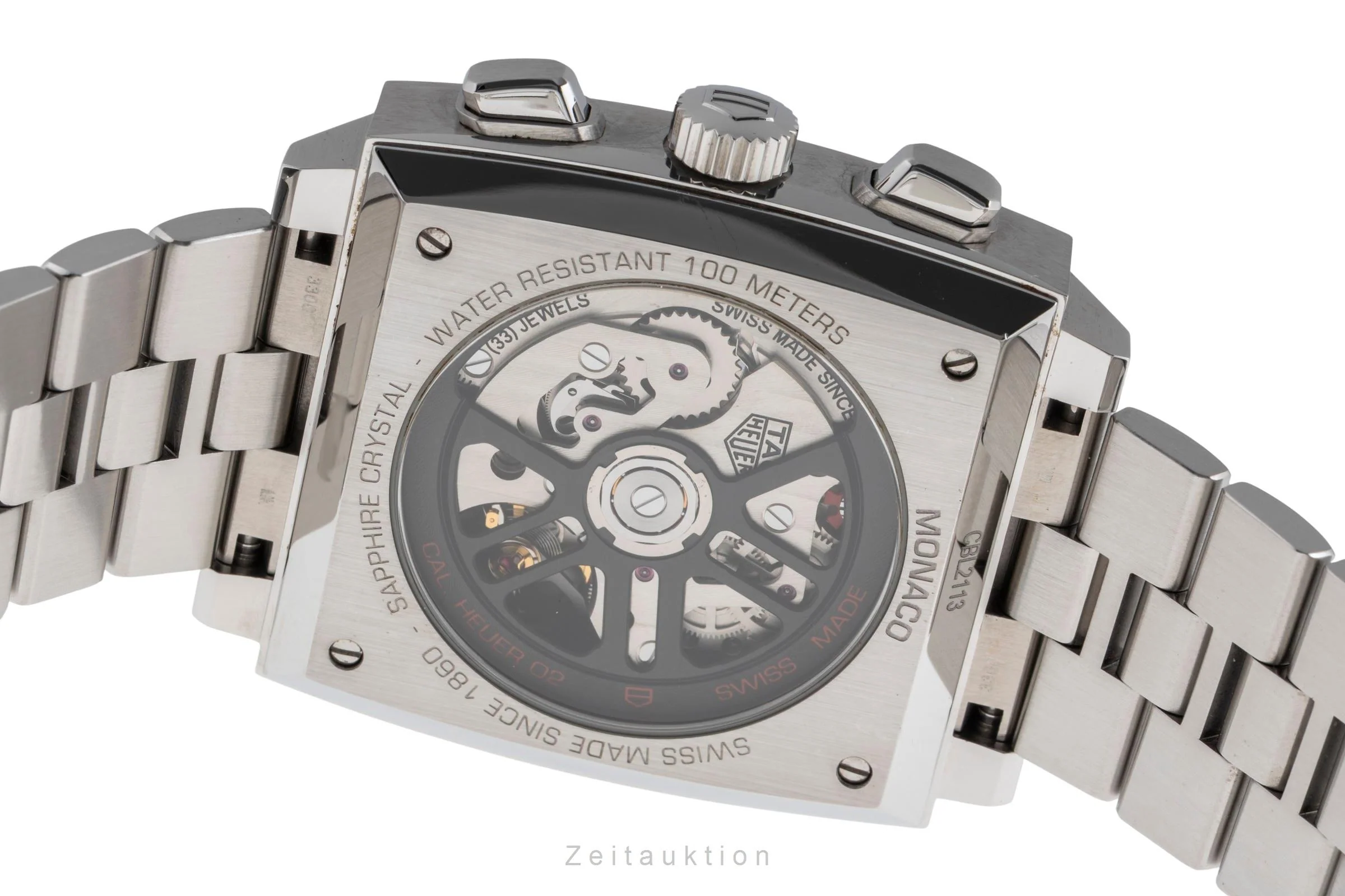 Tag Heuer Monaco chronograph steel automatic men's watch CBL2113.BA0644  [2502723] - Image 11