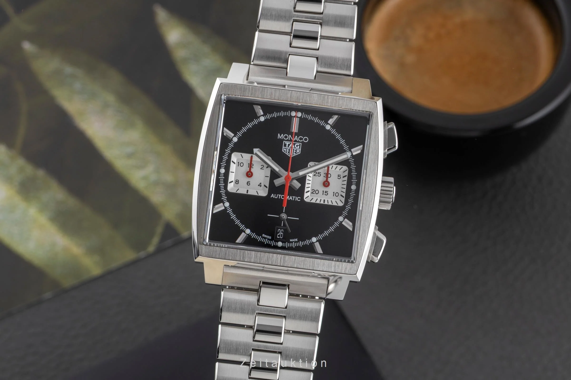 Tag Heuer Monaco chronograph steel automatic men's watch CBL2113.BA0644  [2502723] - Image 2
