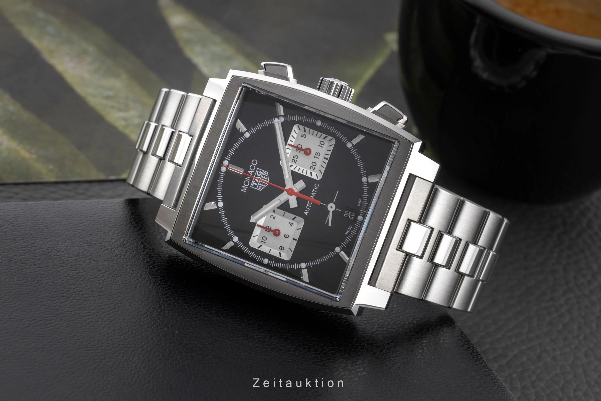 Tag Heuer Monaco chronograph steel automatic men's watch CBL2113.BA0644  [2502723] - Image 3