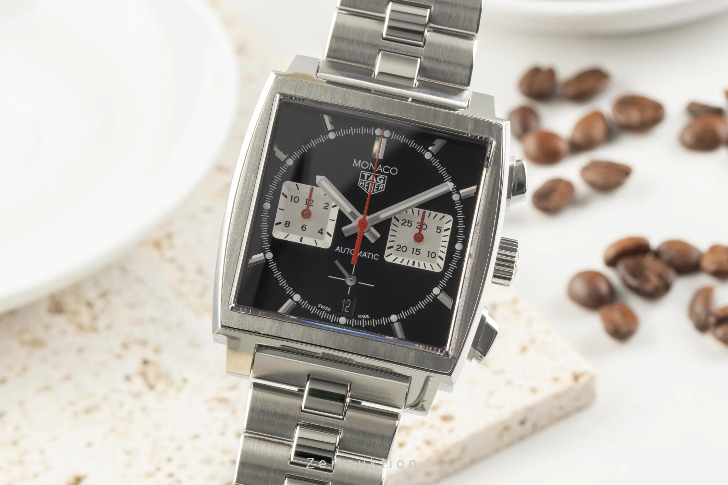 Tag Heuer Monaco chronograph steel automatic men's watch CBL2113.BA0644 LP: 7800EUR  [2504744] - Image 2