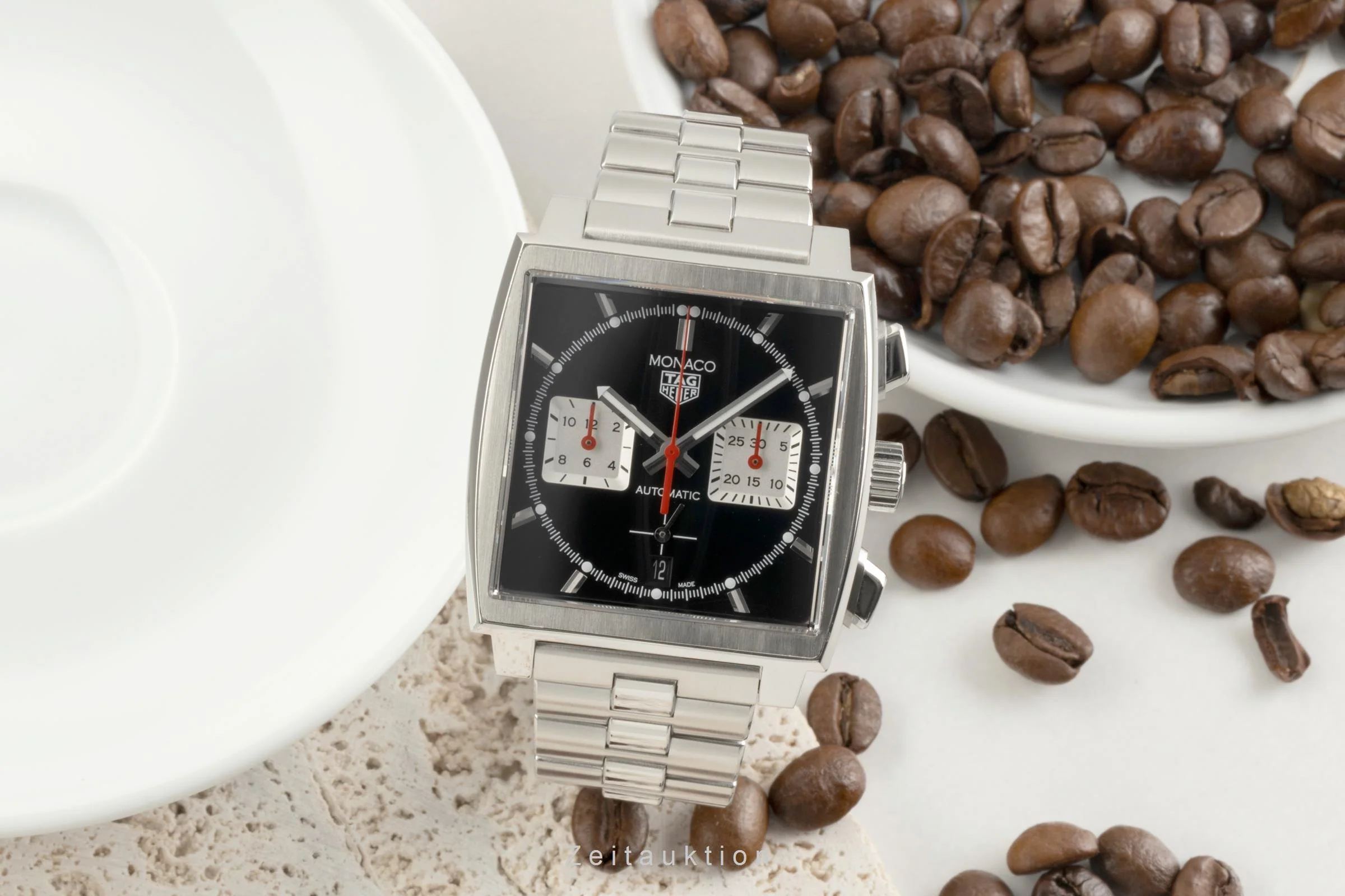 Tag Heuer Monaco chronograph steel automatic men's watch CBL2113.BA0644 LP: 7800EUR  [2504744] - Image 4
