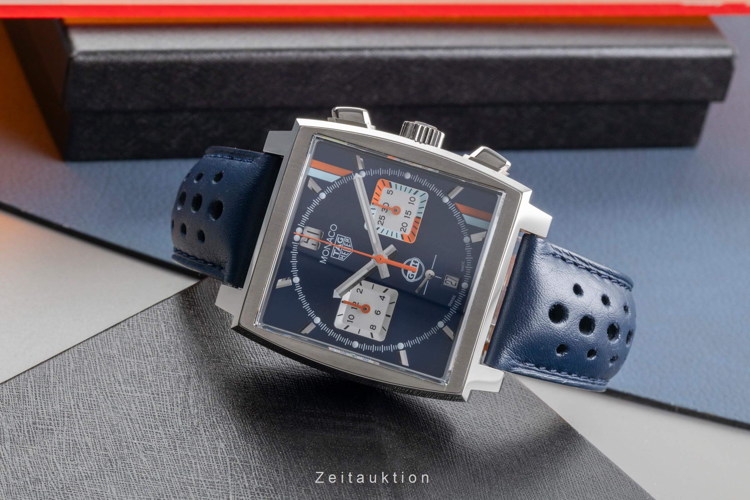 Tag Heuer Monaco chronograph steel automatic men's watch CBL2115.FC6494 LP: 7900EUR  [2501326] - Image 3