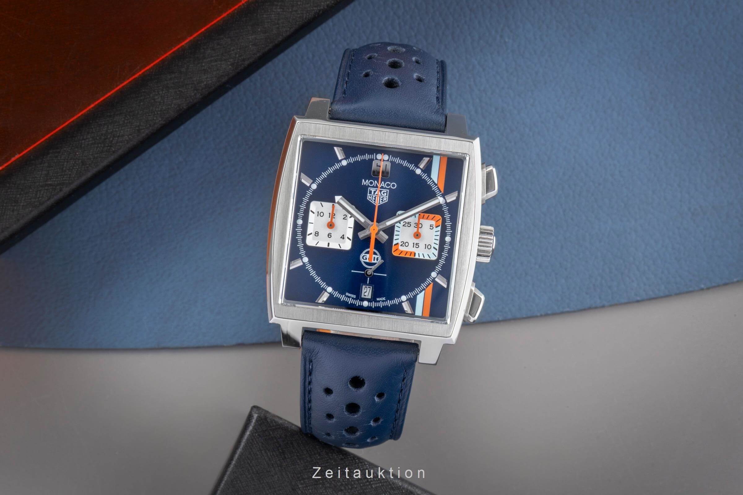 Tag Heuer Monaco chronograph steel automatic men's watch CBL2115.FC6494 LP: 7900EUR  [2501326] - Image 4