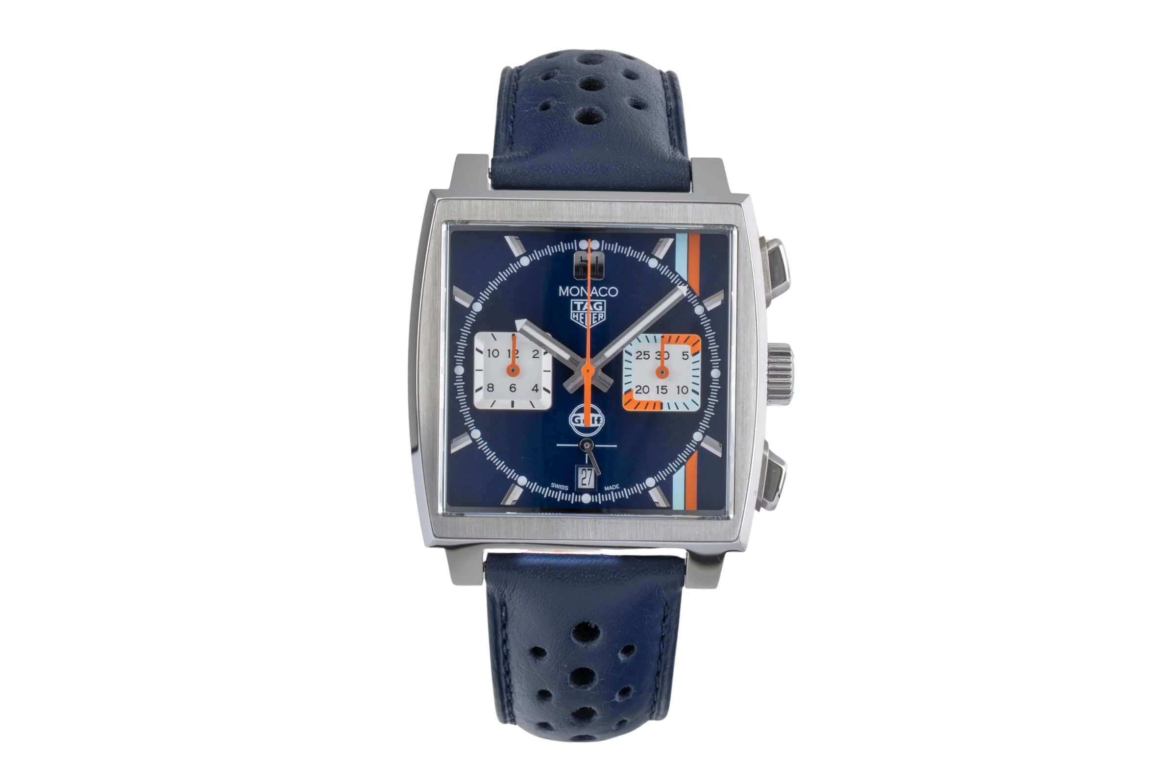 Tag Heuer Monaco chronograph steel automatic men's watch CBL2115.FC6494 LP: 7900EUR  [2501326] - Image 5
