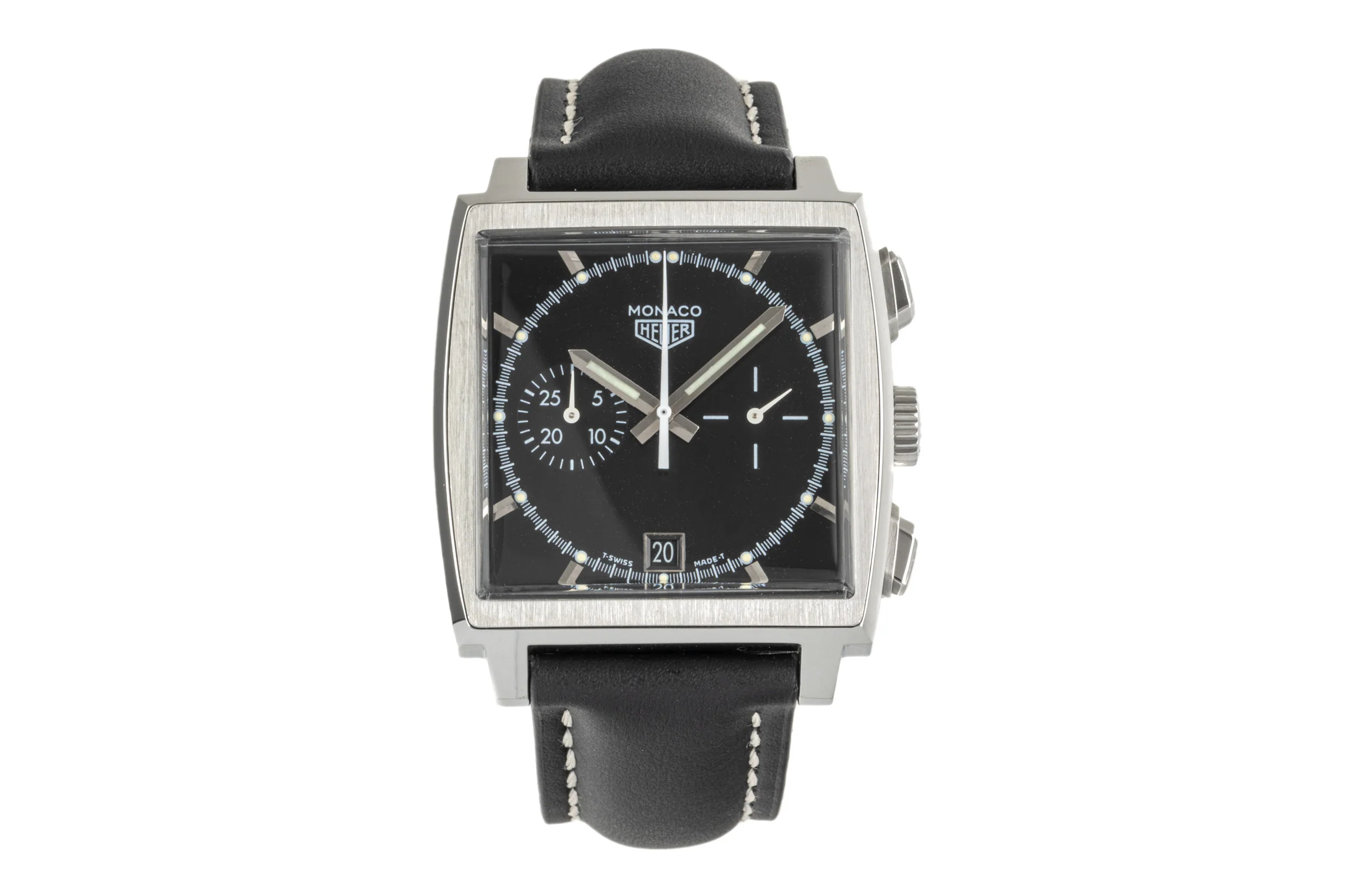 Tag Heuer Monaco chronograph steel automatic men's watch CS2110 LP: 7550EUR Limited  [2302740] - Image 4