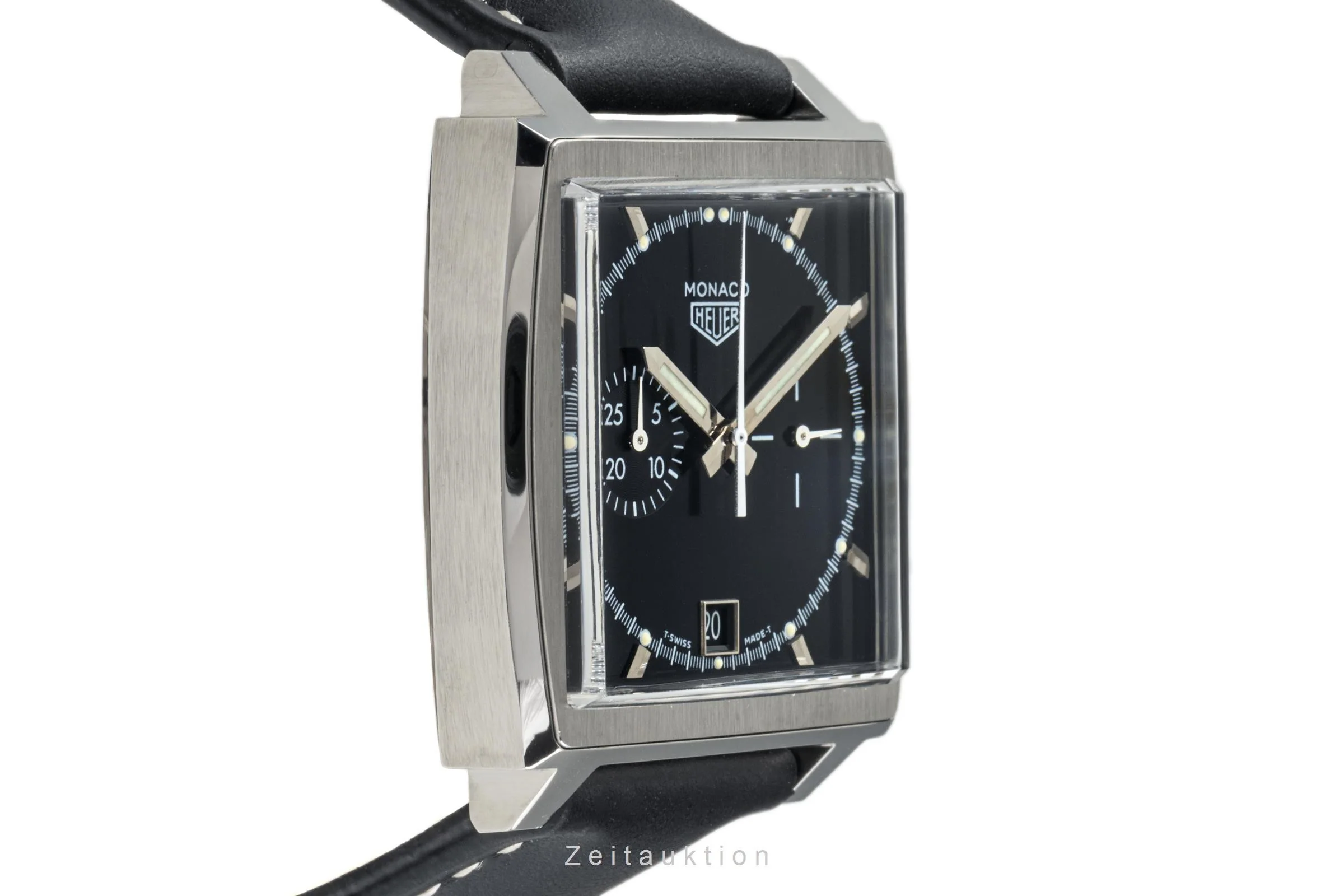 Tag Heuer Monaco chronograph steel automatic men's watch CS2110 LP: 7550EUR Limited  [2302740] - Image 7