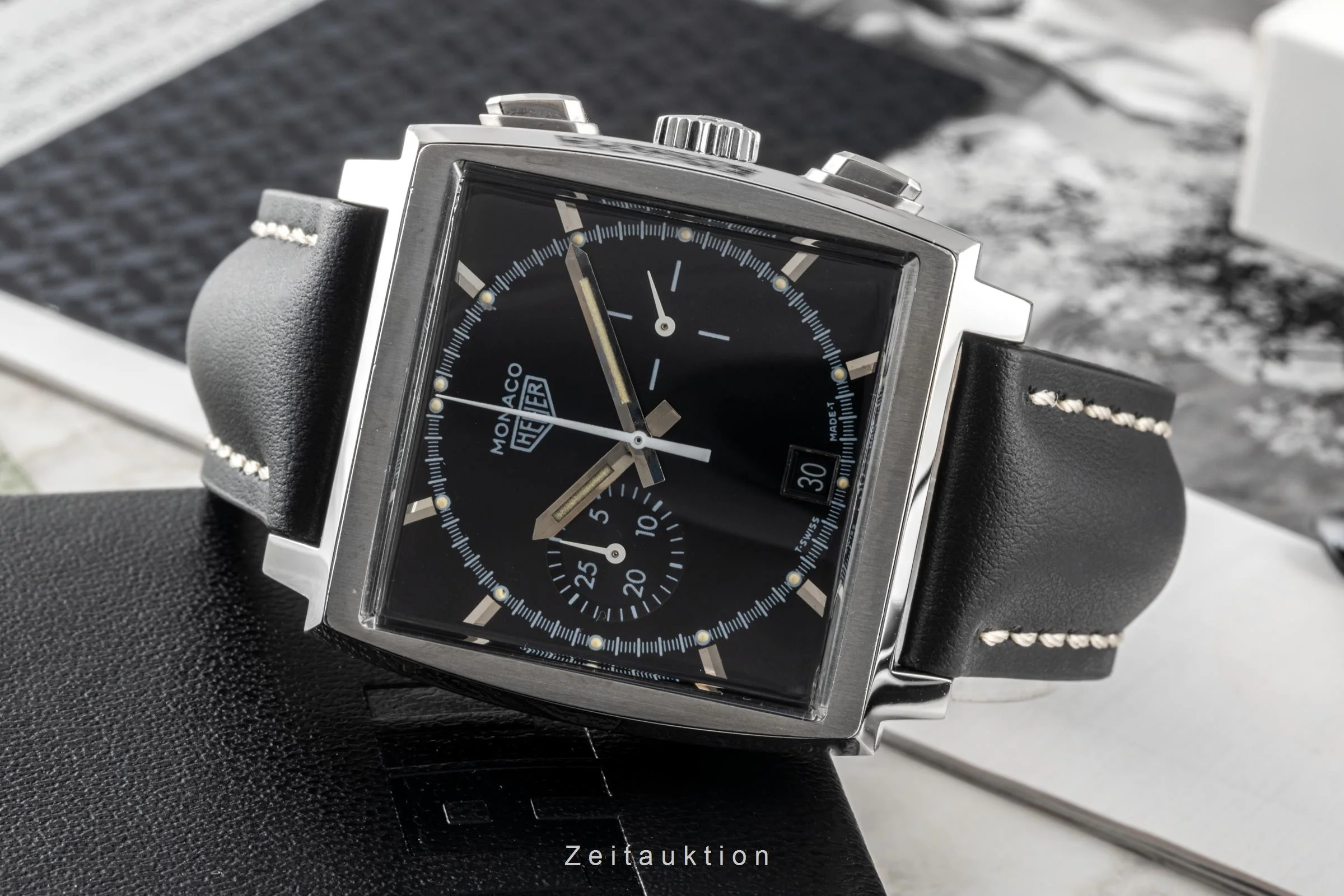 Tag Heuer Monaco chronograph steel automatic men's watch CS2110 LP: 7550EUR  [2305170] - Image 2