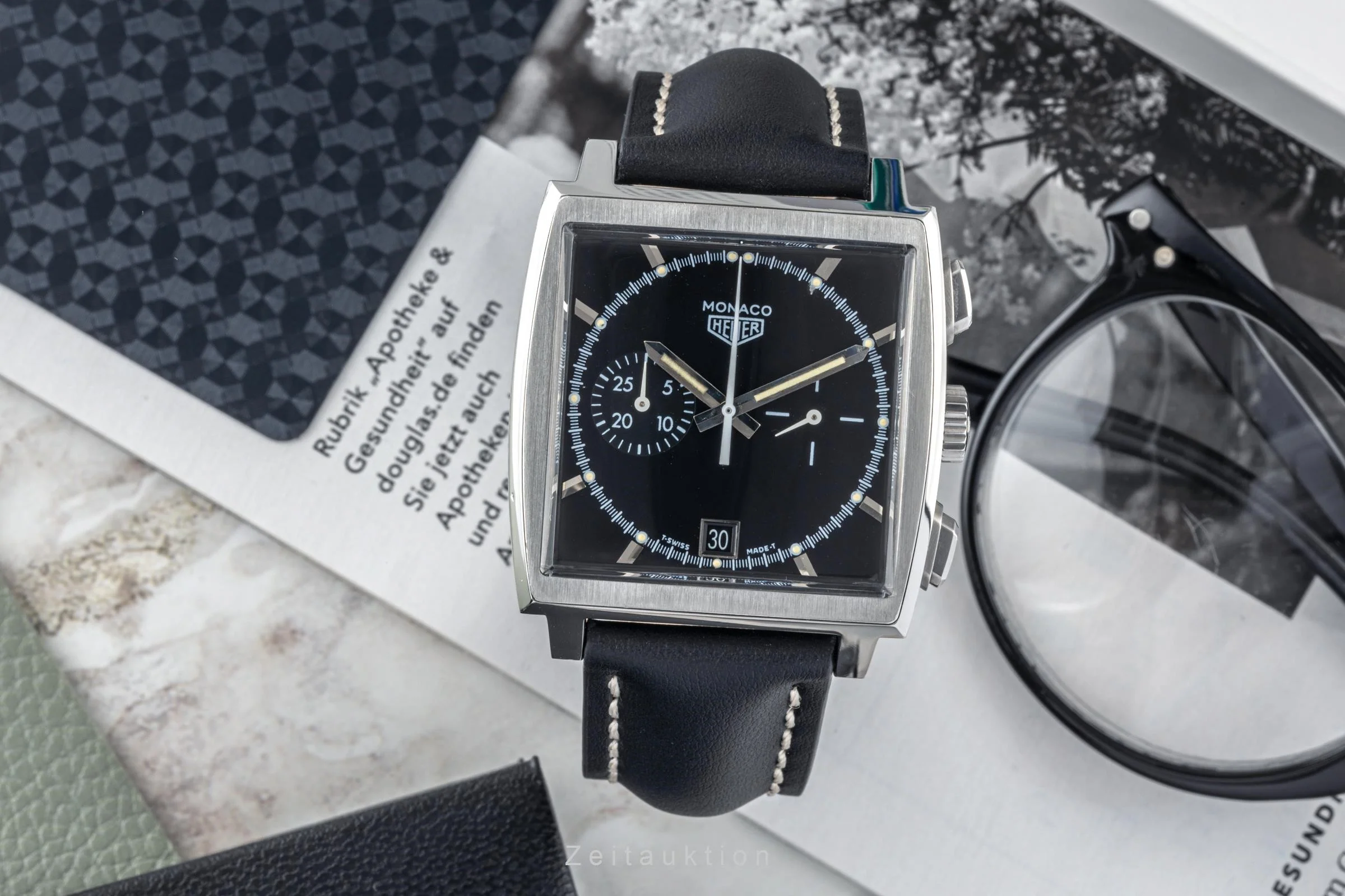 Tag Heuer Monaco chronograph steel automatic men's watch CS2110 LP: 7550EUR  [2305170] - Image 3