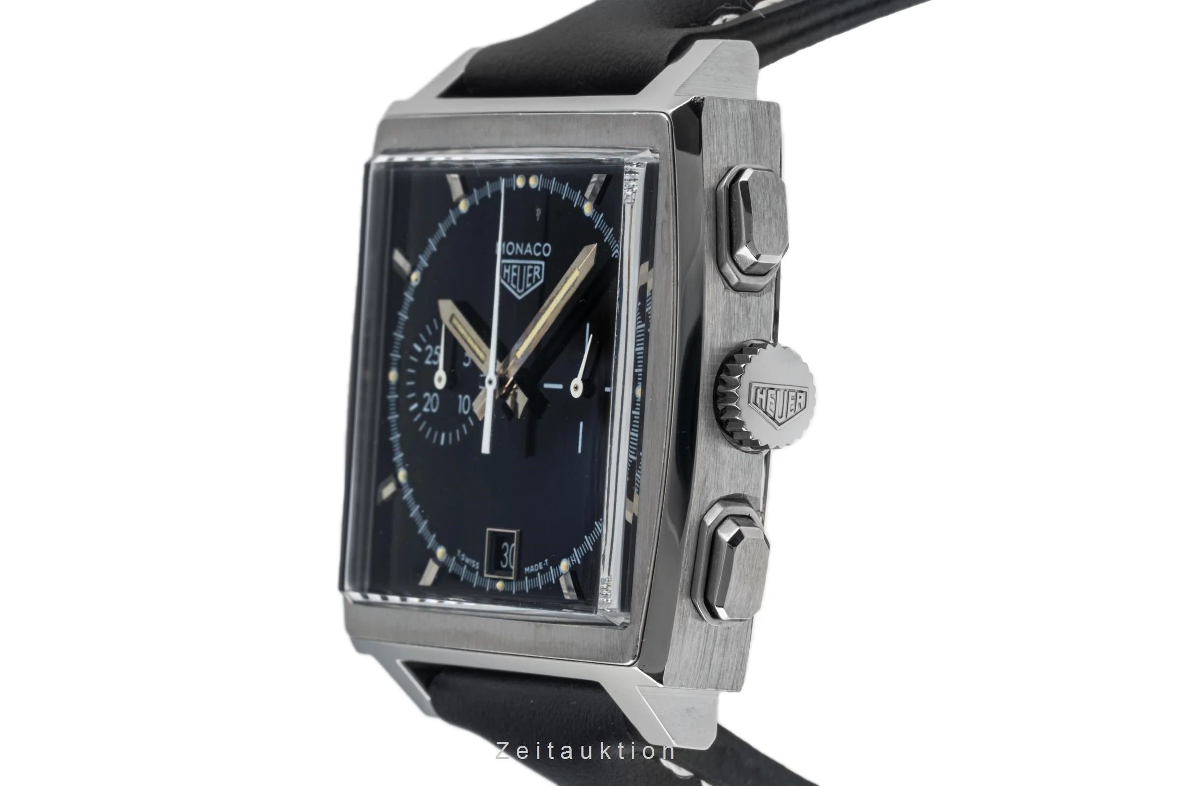 Tag Heuer Monaco chronograph steel automatic men's watch CS2110 LP: 7550EUR  [2305170] - Image 6