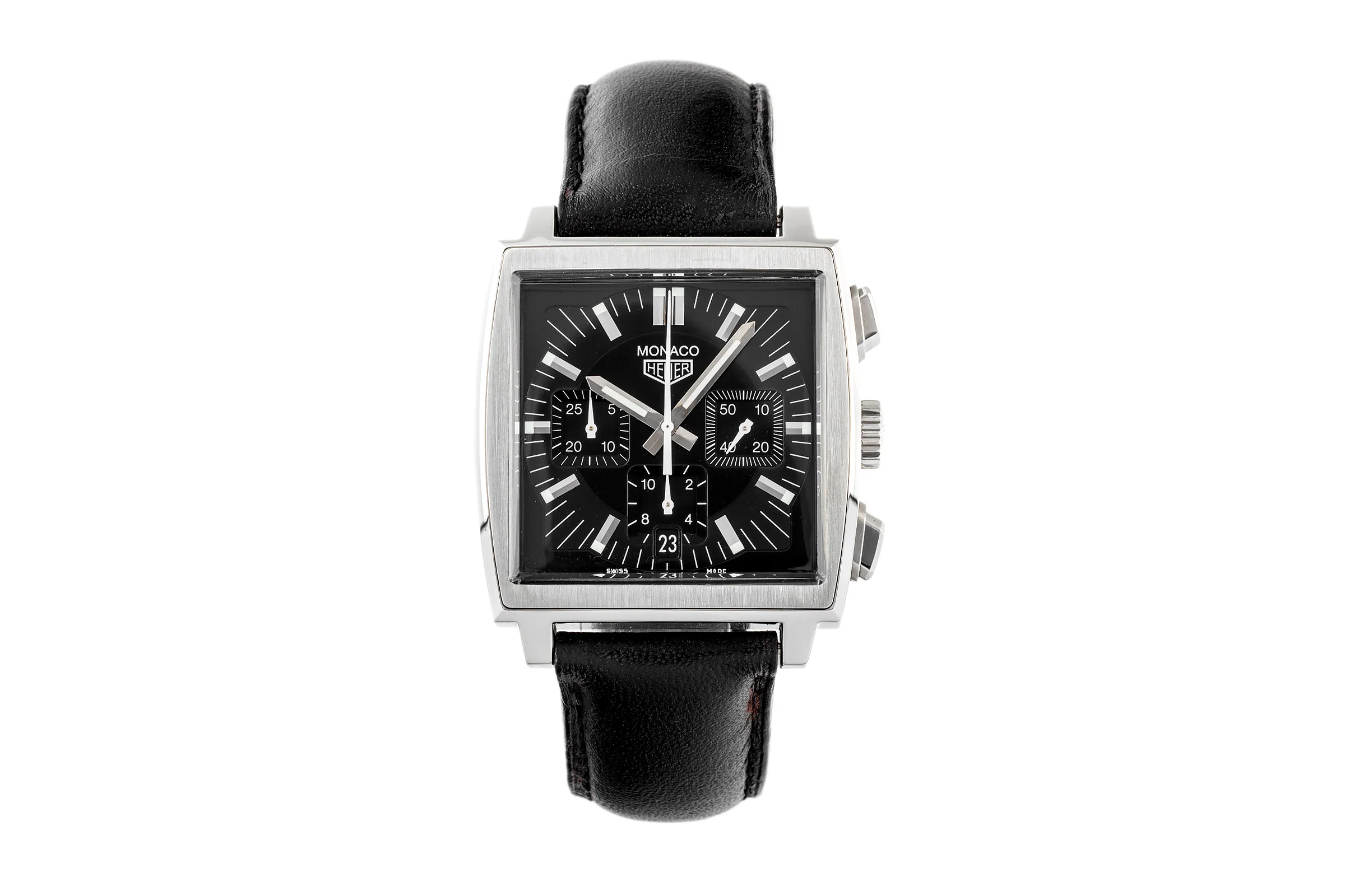 Tag Heuer Monaco chronograph steel automatic men's watch CS2111 LP: 7550EUR  [2302772] - Image 4