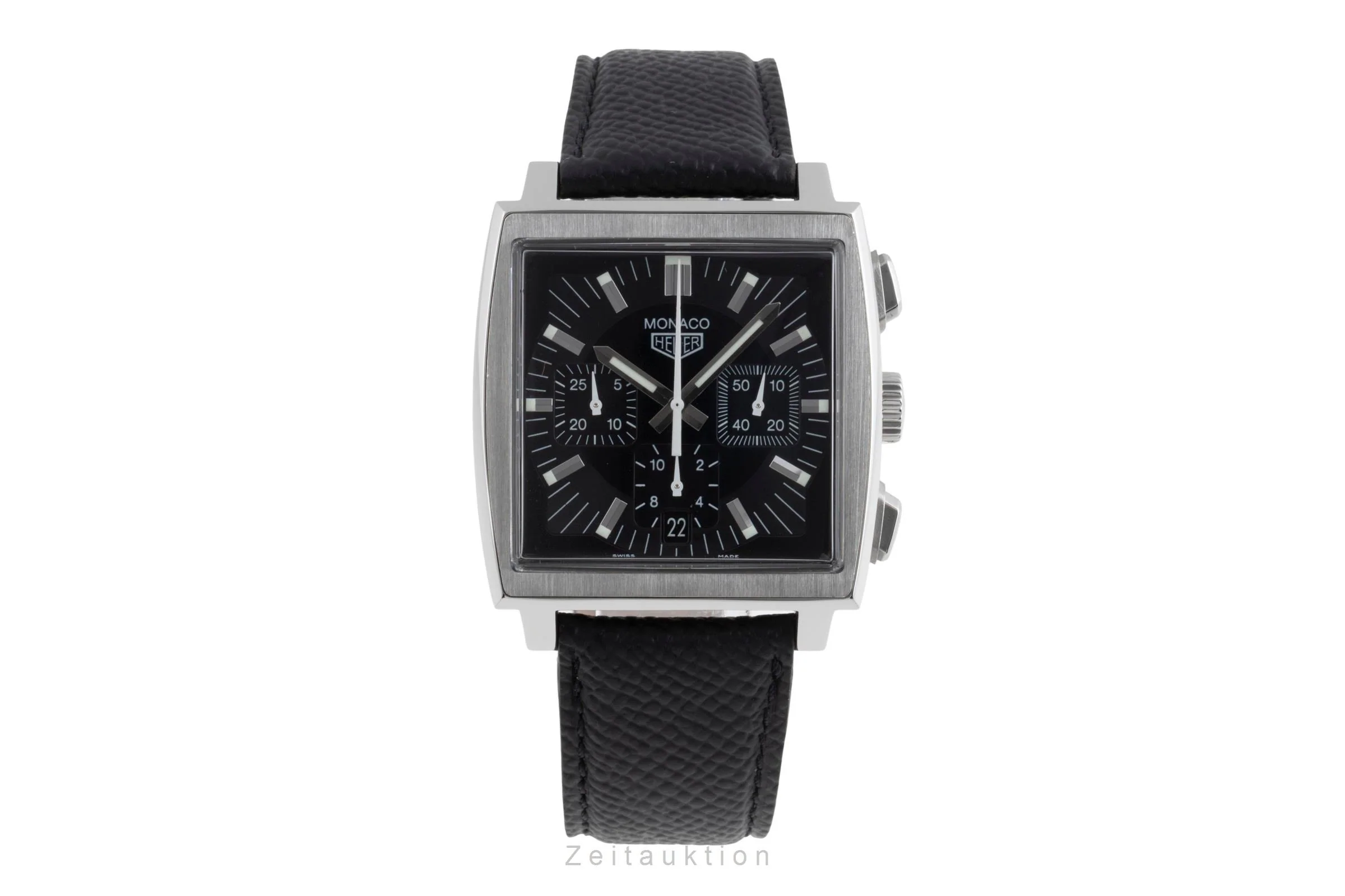 Tag Heuer Monaco chronograph steel automatic men's watch CS2111  [2502742] - Image 5