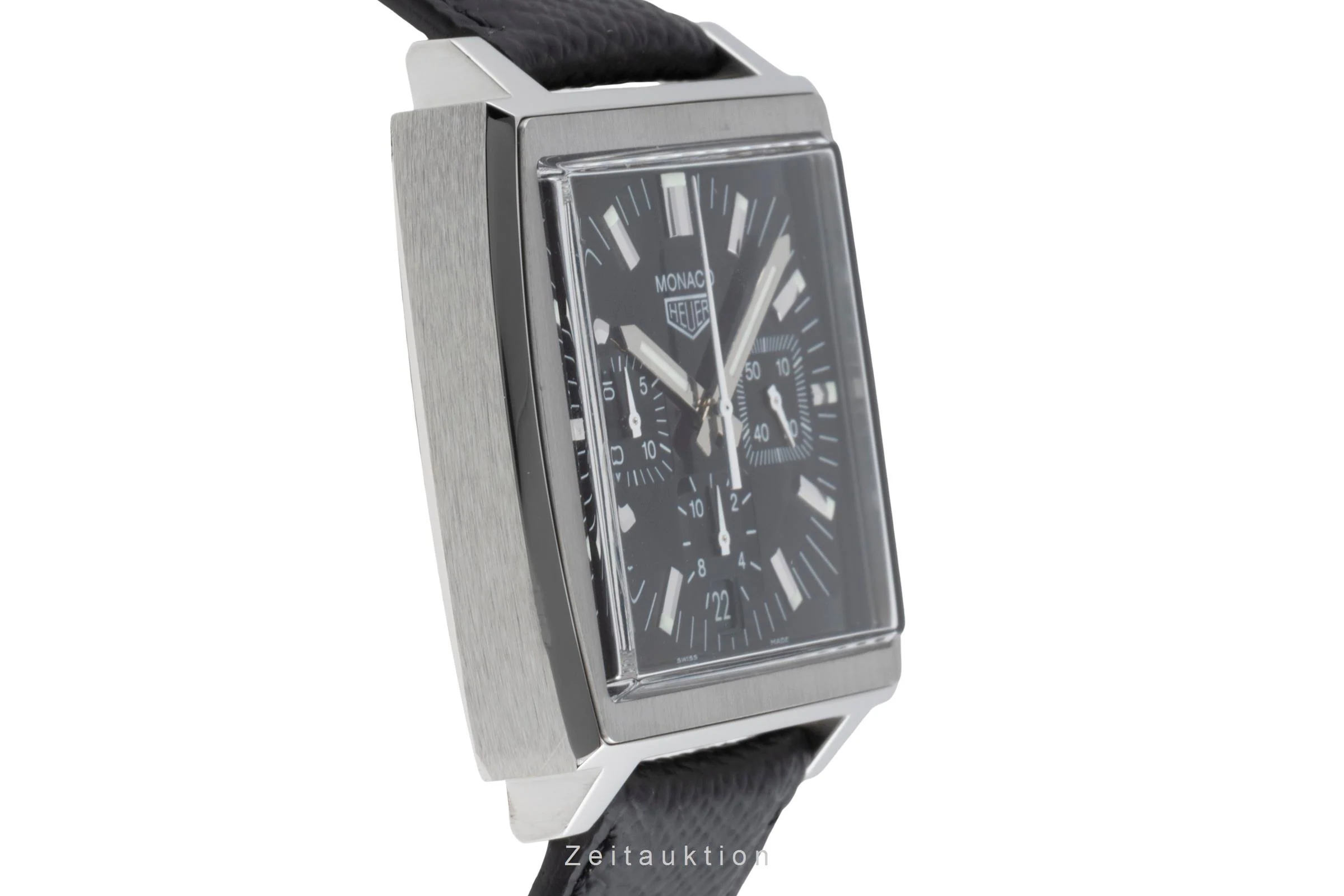 Tag Heuer Monaco chronograph steel automatic men's watch CS2111  [2502742] - Image 8
