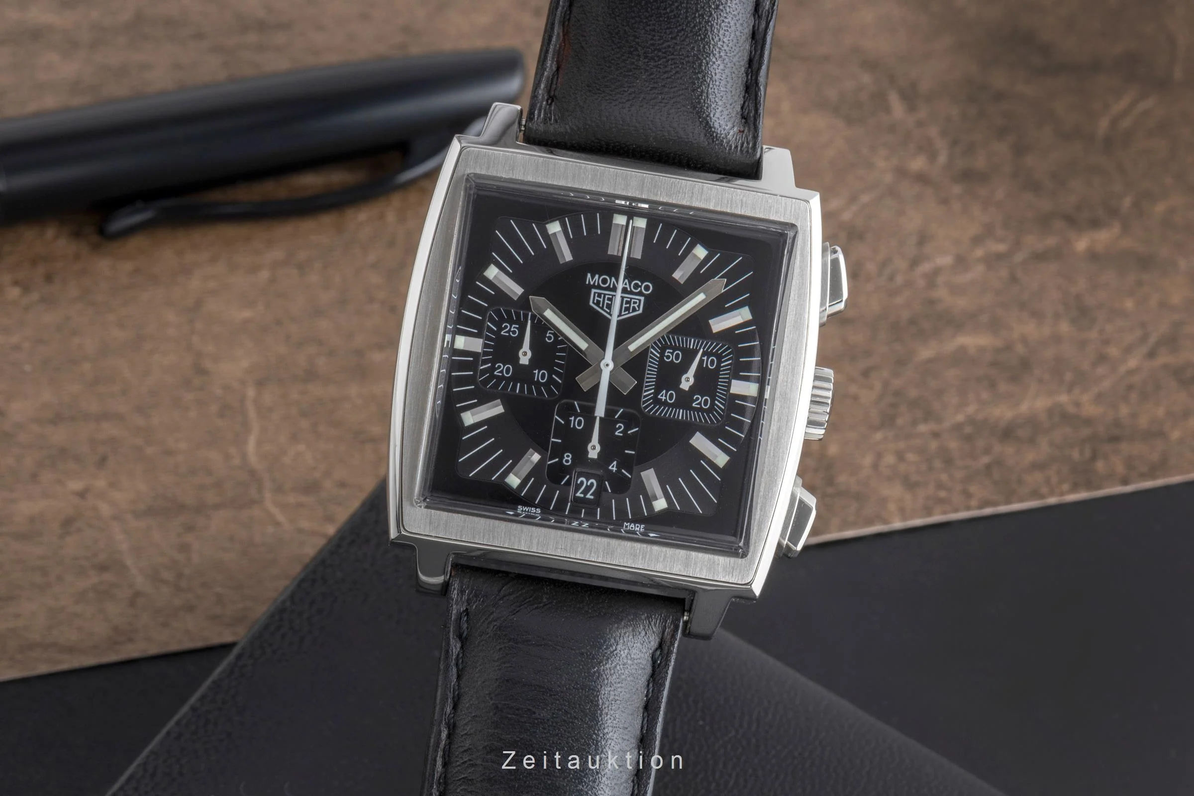 Tag Heuer Monaco chronograph steel automatic men's watch CS2111.FC8119  [2502660] - Image 2
