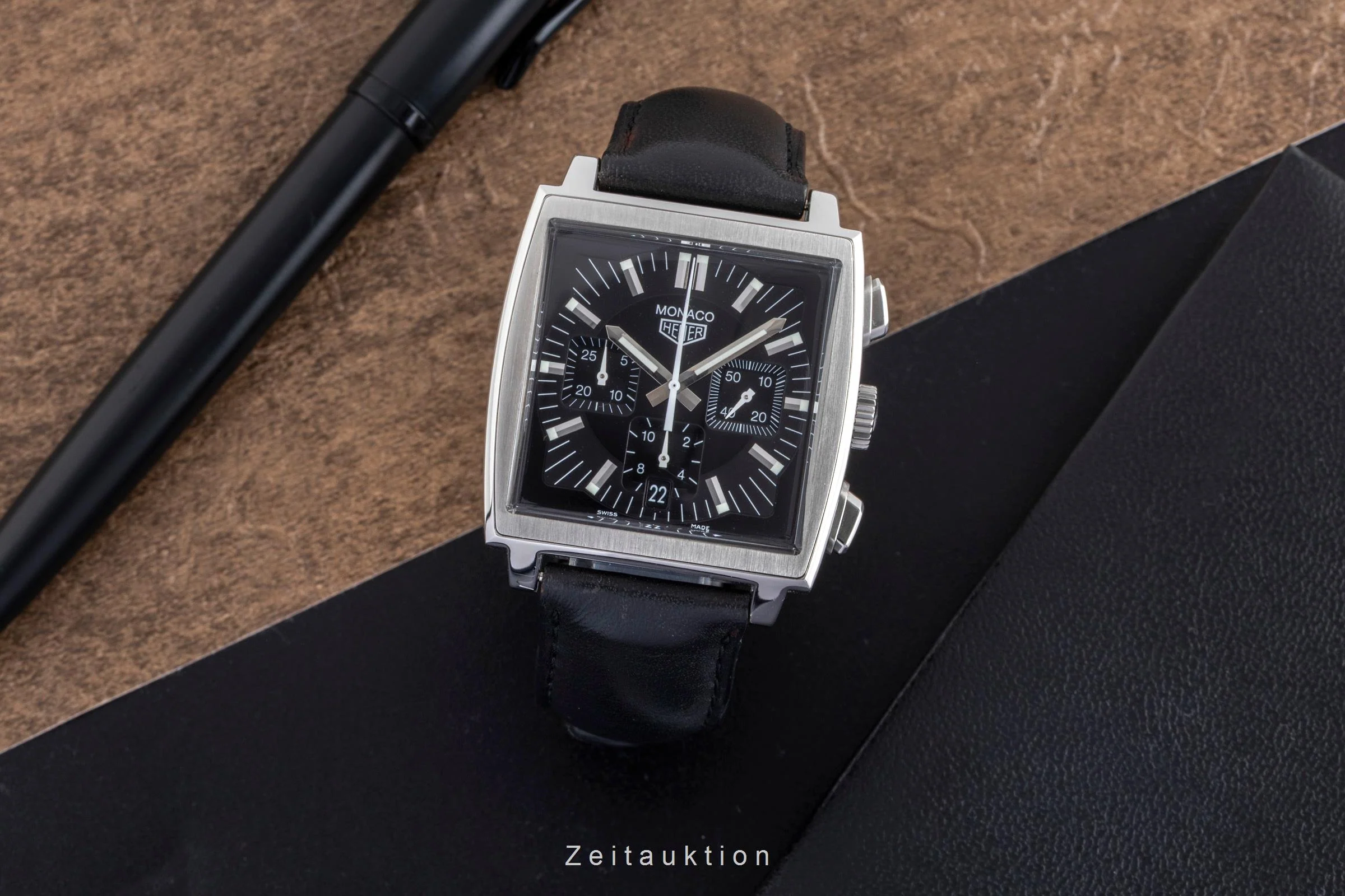 Tag Heuer Monaco chronograph steel automatic men's watch CS2111.FC8119  [2502660] - Image 4