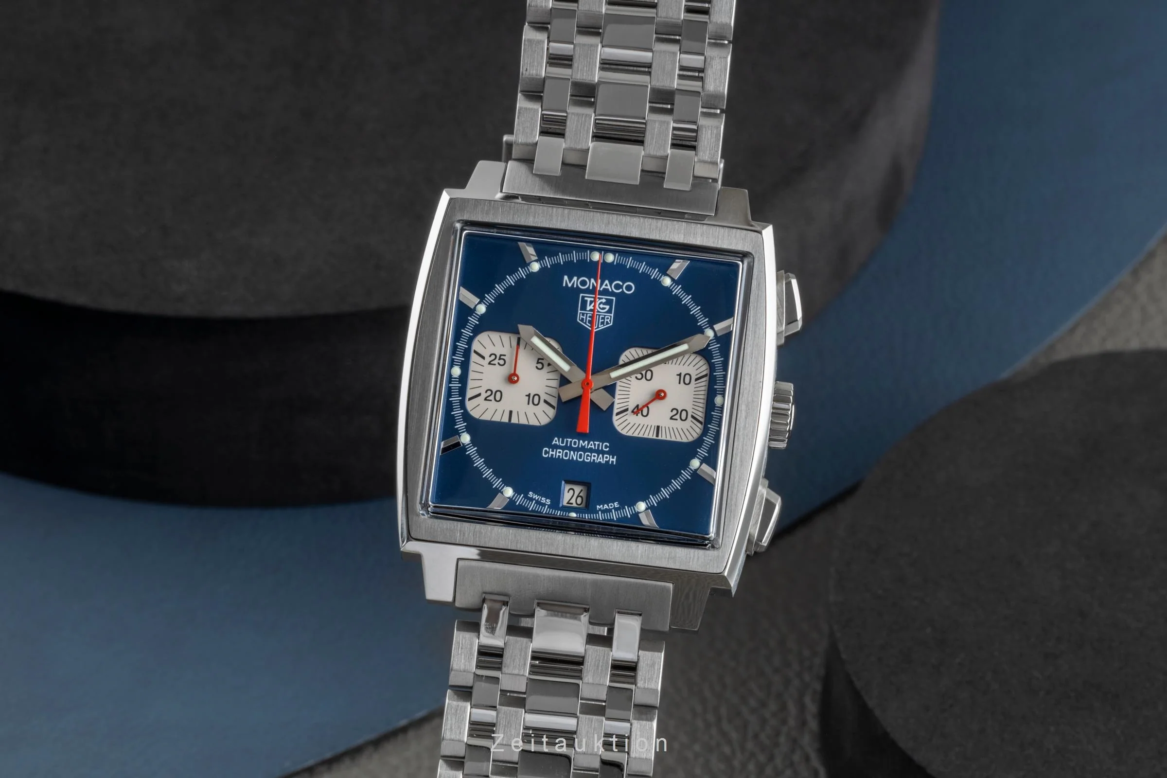 Tag Heuer Monaco chronograph steel automatic men's watch CW 2113-0  [2505139] - Image 2